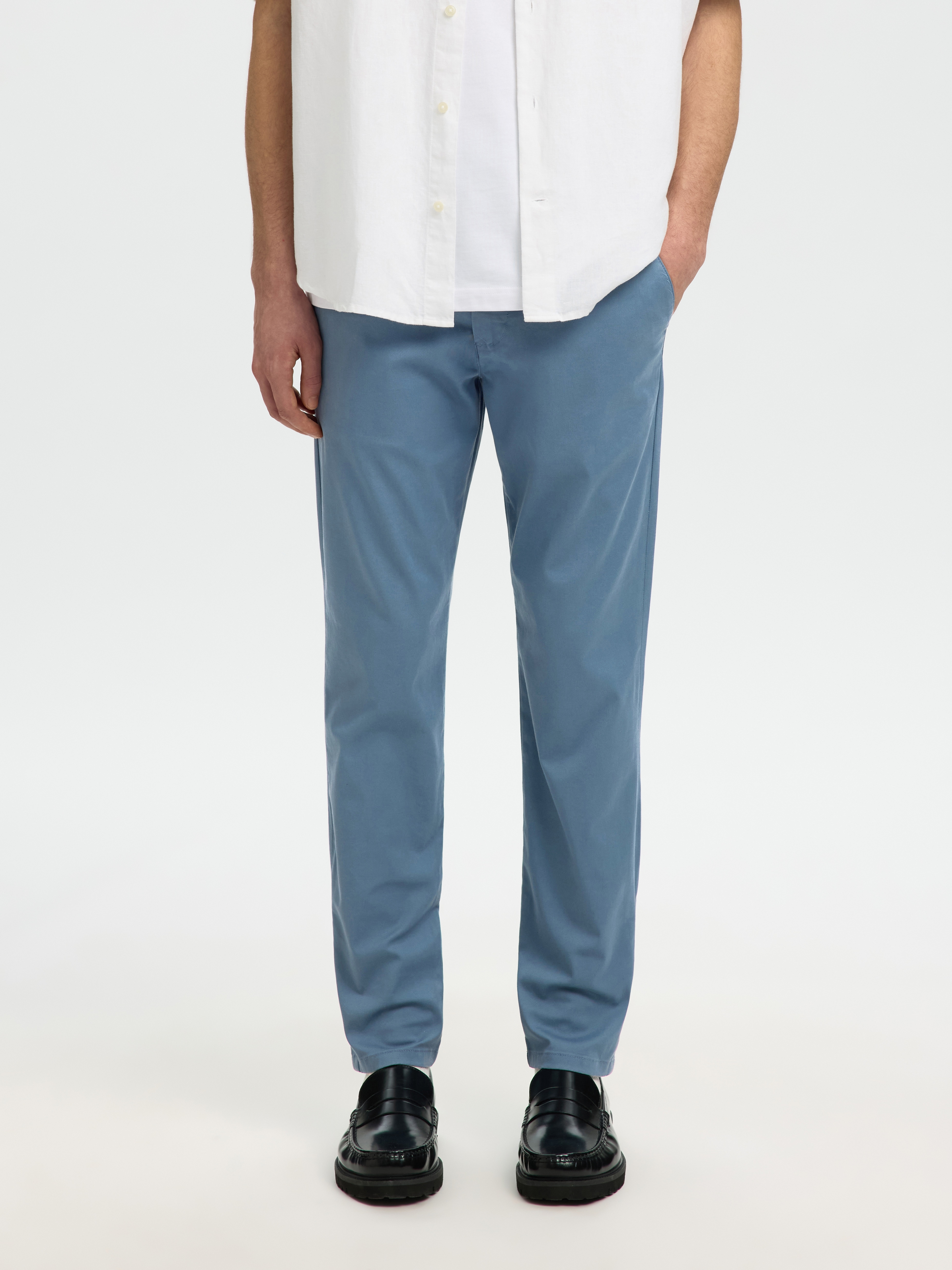 SELECTED Chinos "SLH175-SLIM NEW MILES FLEX PANT NOOS" Baumwollmischung, slim fitslim fit
