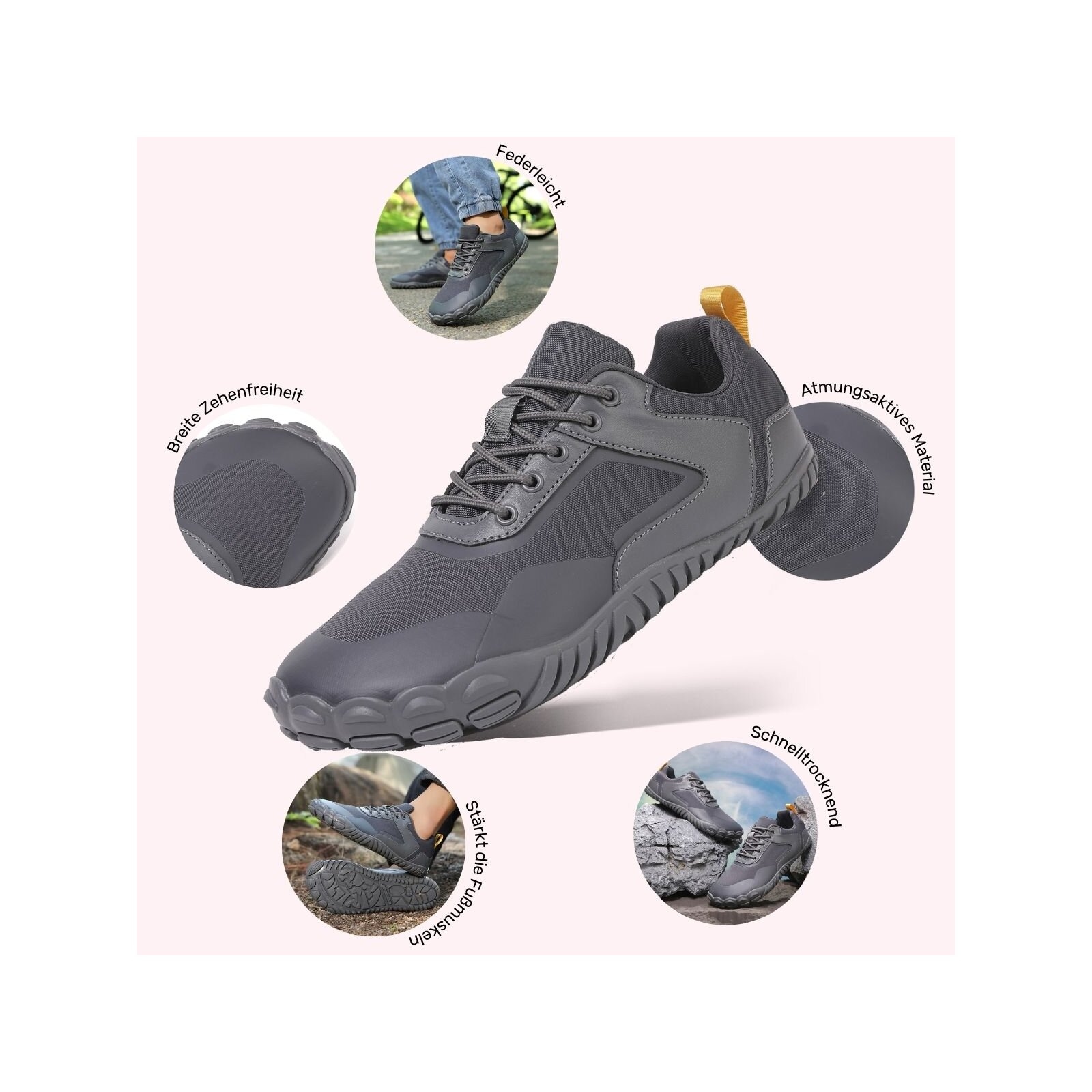 DOTALES Barfußschuh »Ridgestep Barfußschuhe Winterstiefel Damen & Herren – Exklusiv &«