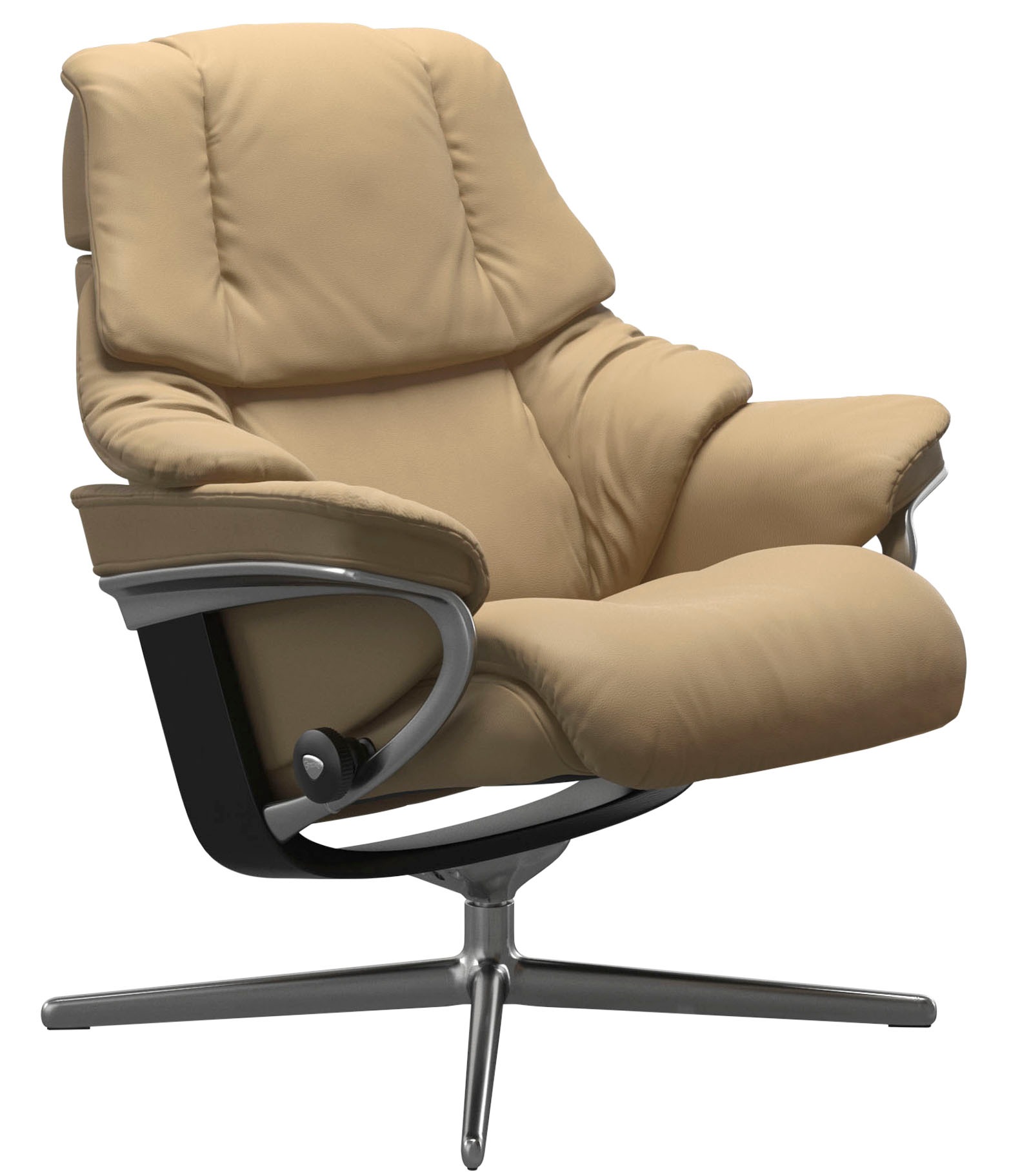 Thumbnail - Stressless Relaxsessel "Reno" mit Cross Base, Größe S, M & L, Holzakzent Schwarz