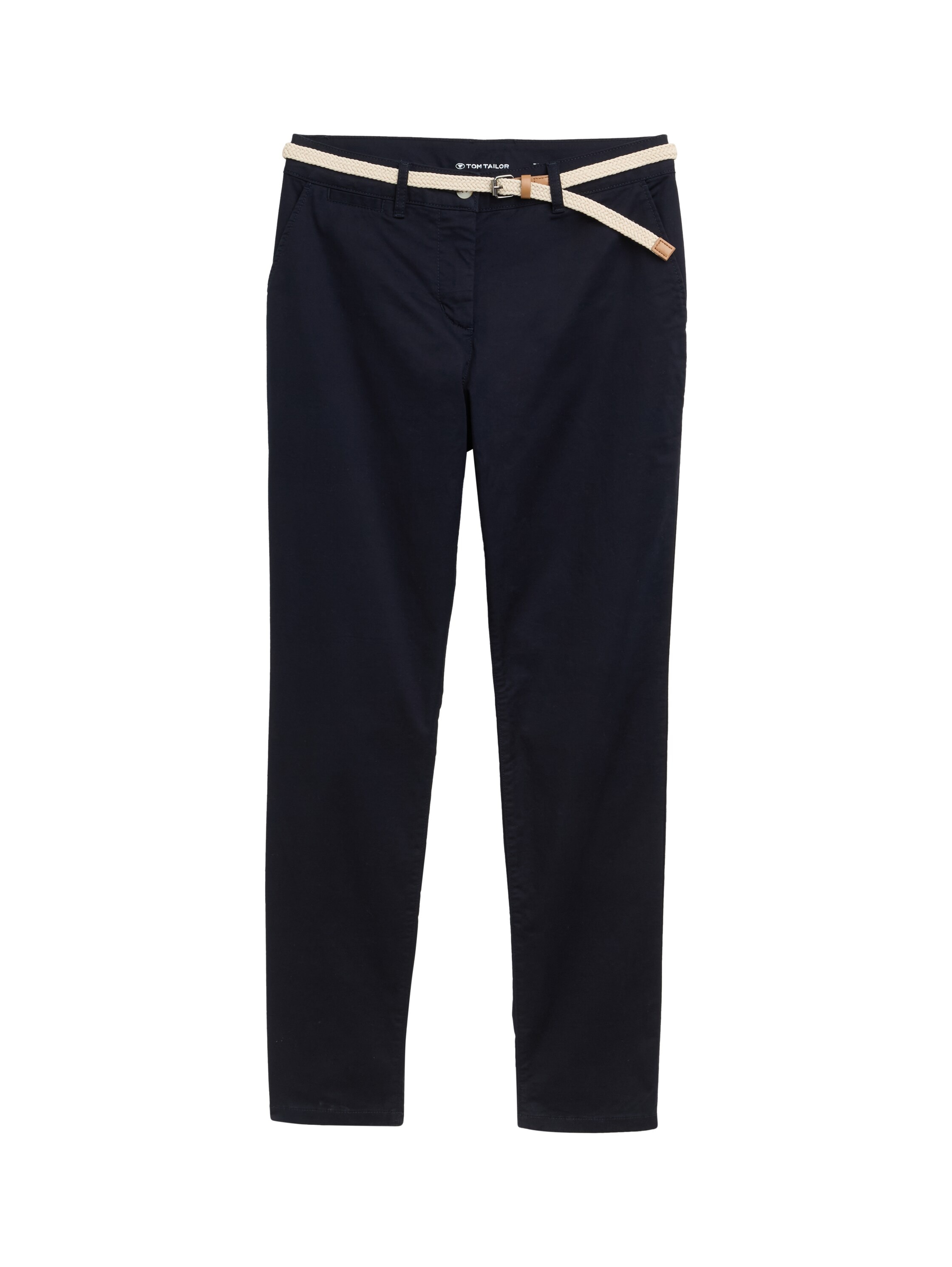 TOM TAILOR Chinohose, mit Gürtel