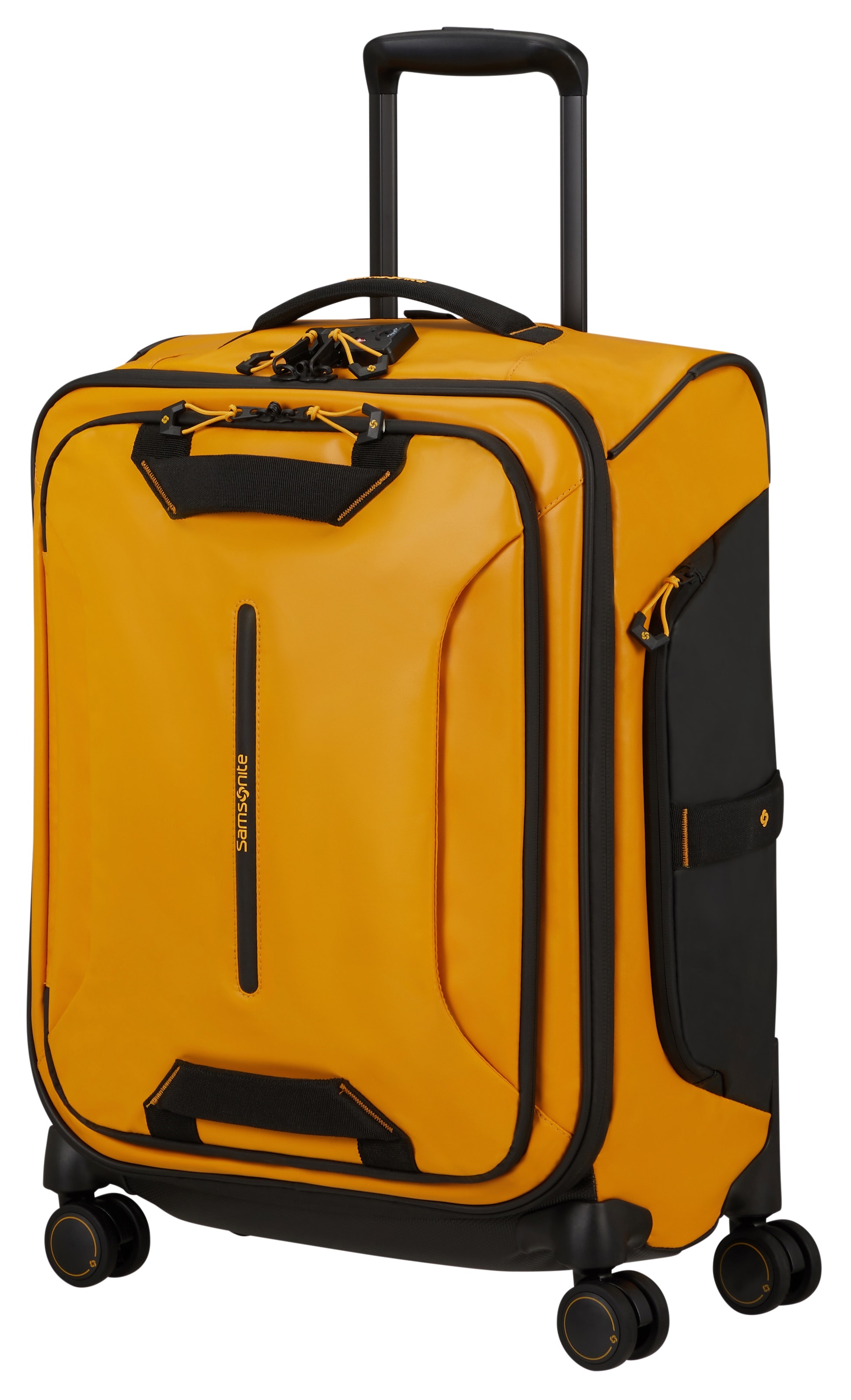 Samsonite Weichgepäck-Trolley "ECODIVER 55", 4 St. Rollen, Handgepäck Koffer Reisegepäck Weichgepäck-Koffer Fronttasche