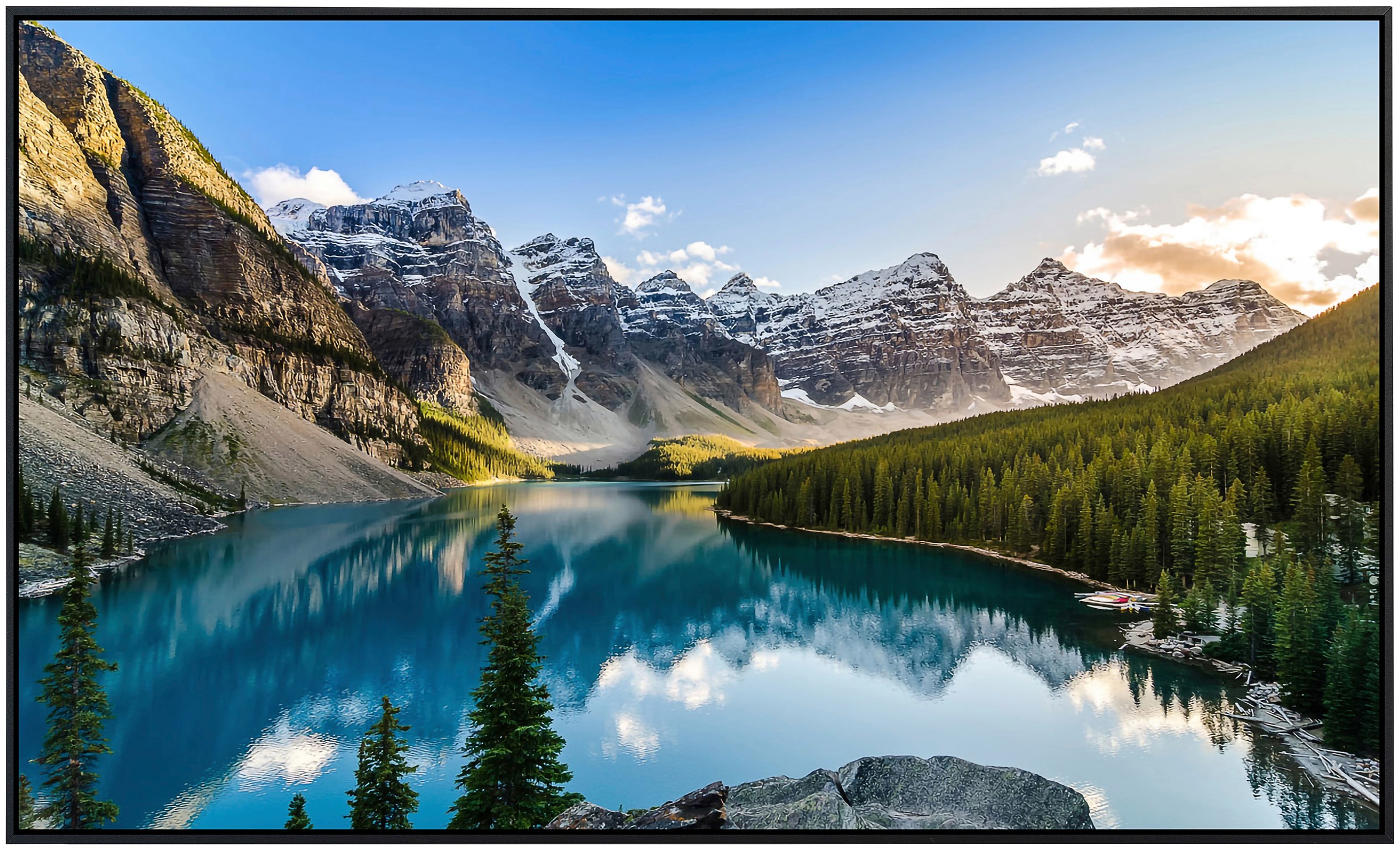 Papermoon Infrarotheizung »Moraine Lake Rocky Mountains«, sehr angenehme Strahlungswärme