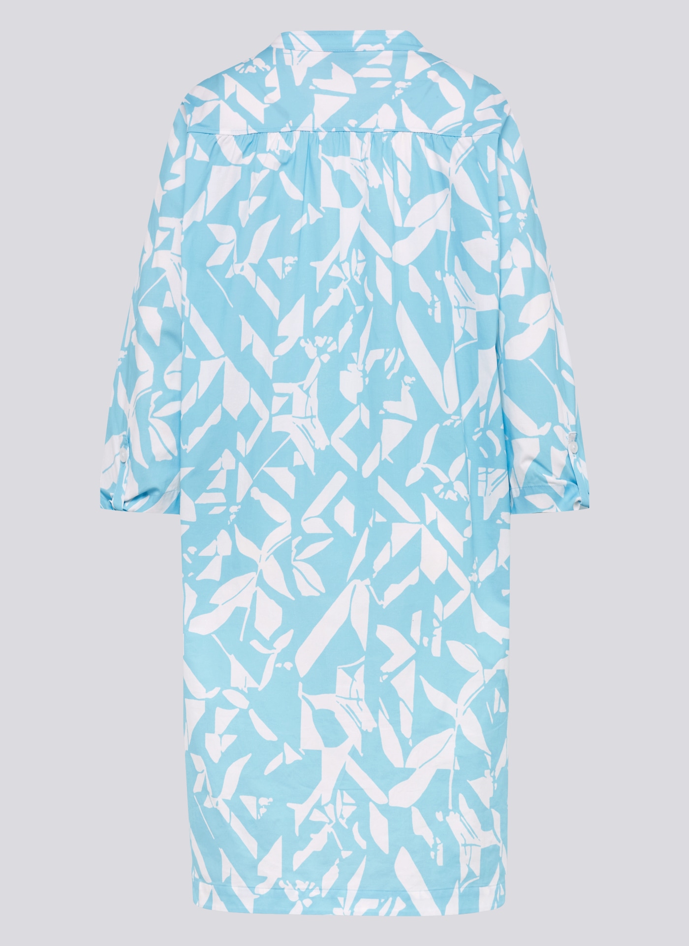 Rabe Midikleid »Rabe Blusenkleid mit modernem Allover-Print und V-Ausschnitt«