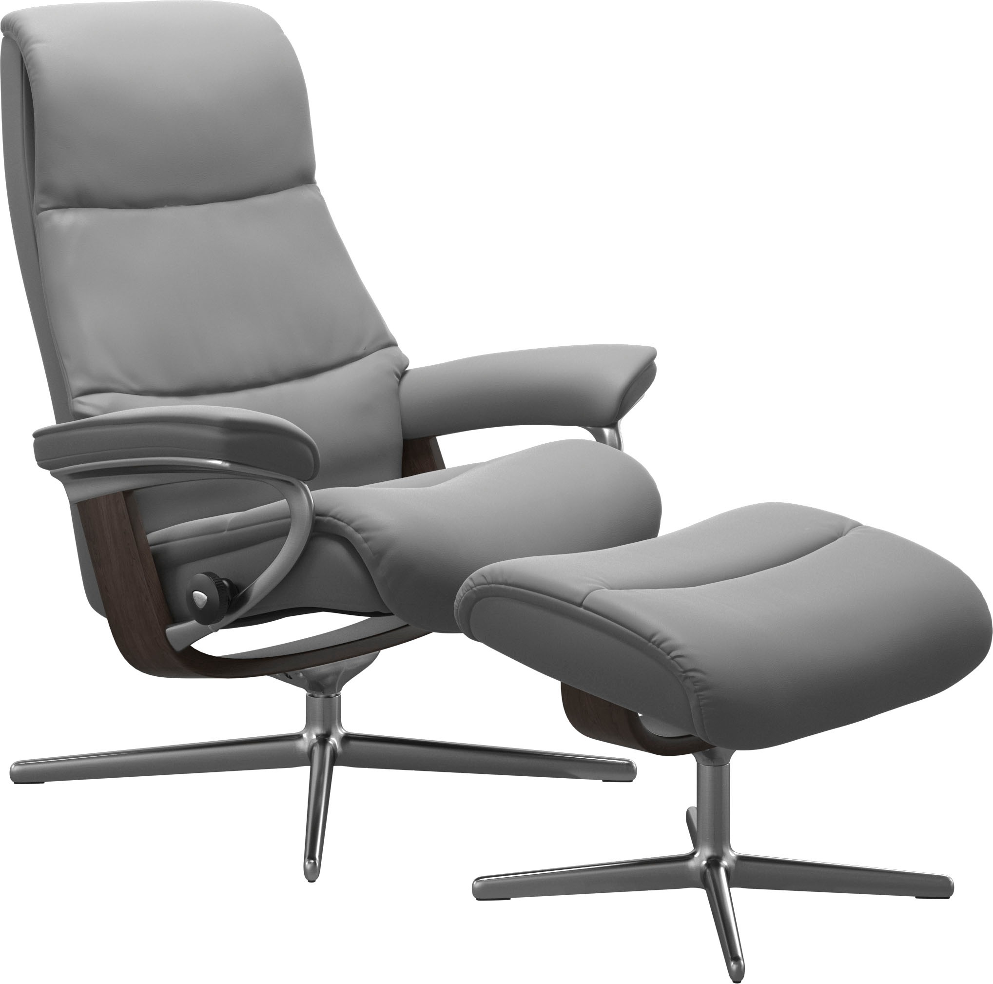 Stressless® Relaxsessel »View«, mit Cross Base, Größe S, M & L, Holzakzent Wenge