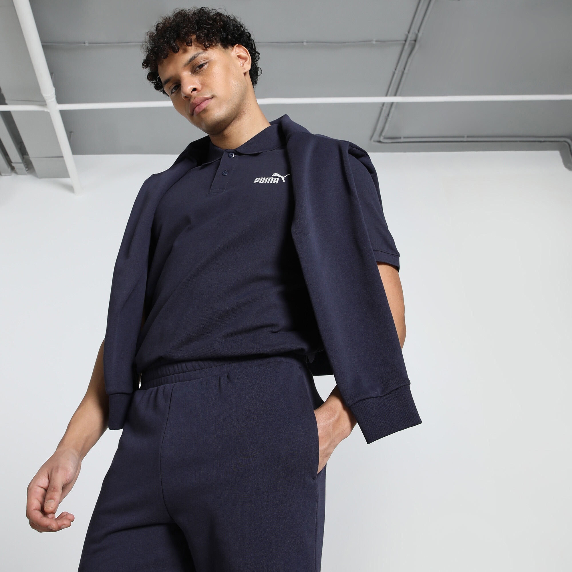 PUMA Poloshirt »Essentials No. 1 Logo Pique-Poloshirt Herren«