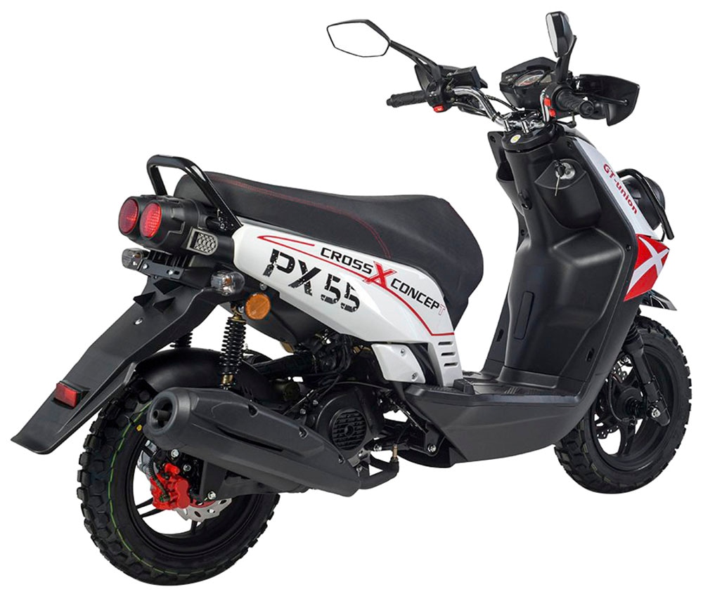 GT UNION Motorroller »PX55 Cross Conzept 25«, 49,6 cm³, 25 km/h, Euro 5, 2,7 PS, Luftgekühlter Motor