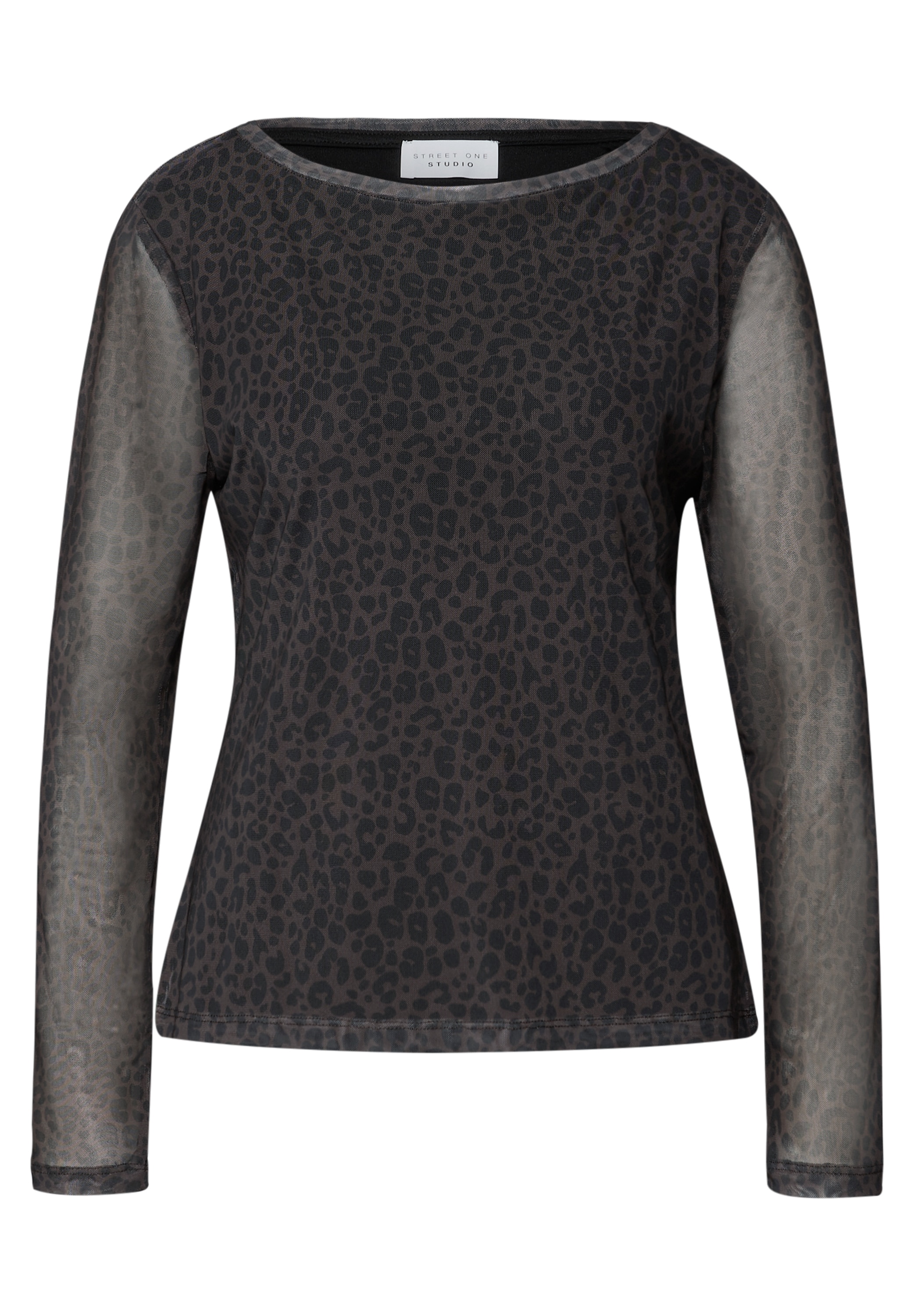 STREET ONE STUDIO Langarmshirt, mit Leomuster