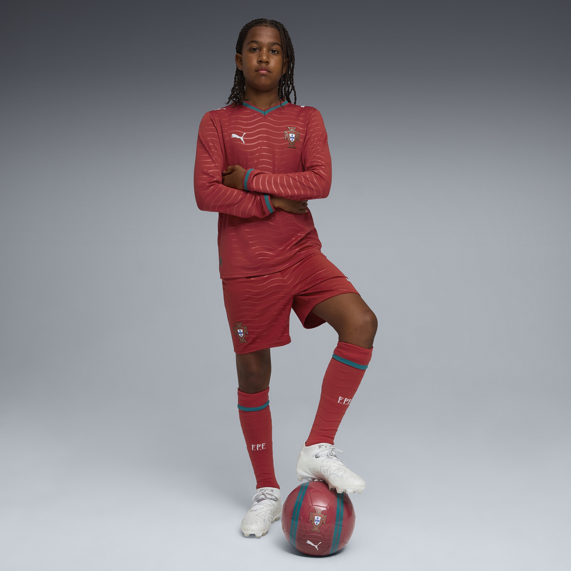 PUMA Sporthose »Portugal 2026 Shorts Jugendliche«