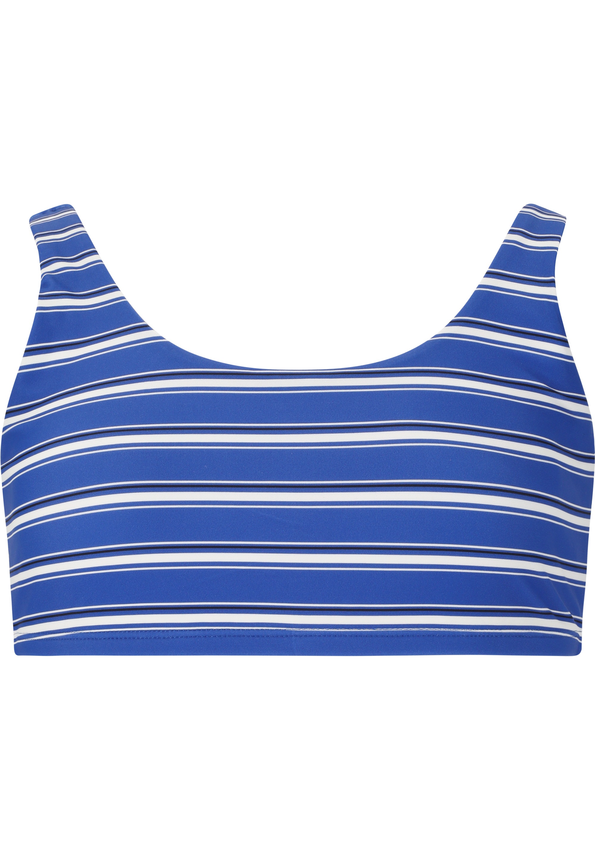 CRUZ Mädchen Triangel-Bikini-Top "Shellie", blau, Gr. 176, gestreift, 80% Polyamid, 20% Elasthan, Bikini-Oberteile, mit UV-Schutz und bequemer