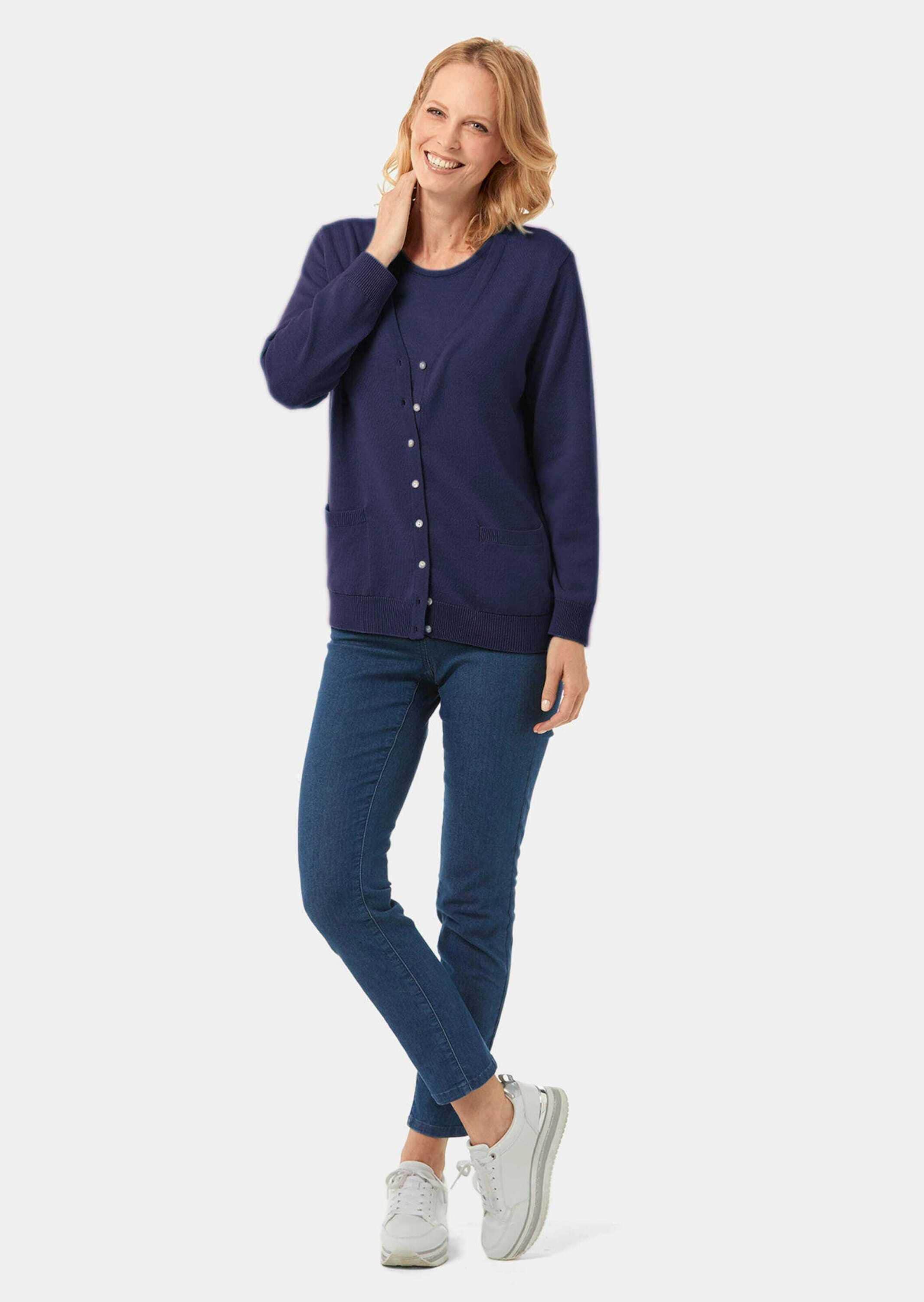 GOLDNER Strickpullover »Strickset Strick-Twinset aus Merino-Schurwolle«