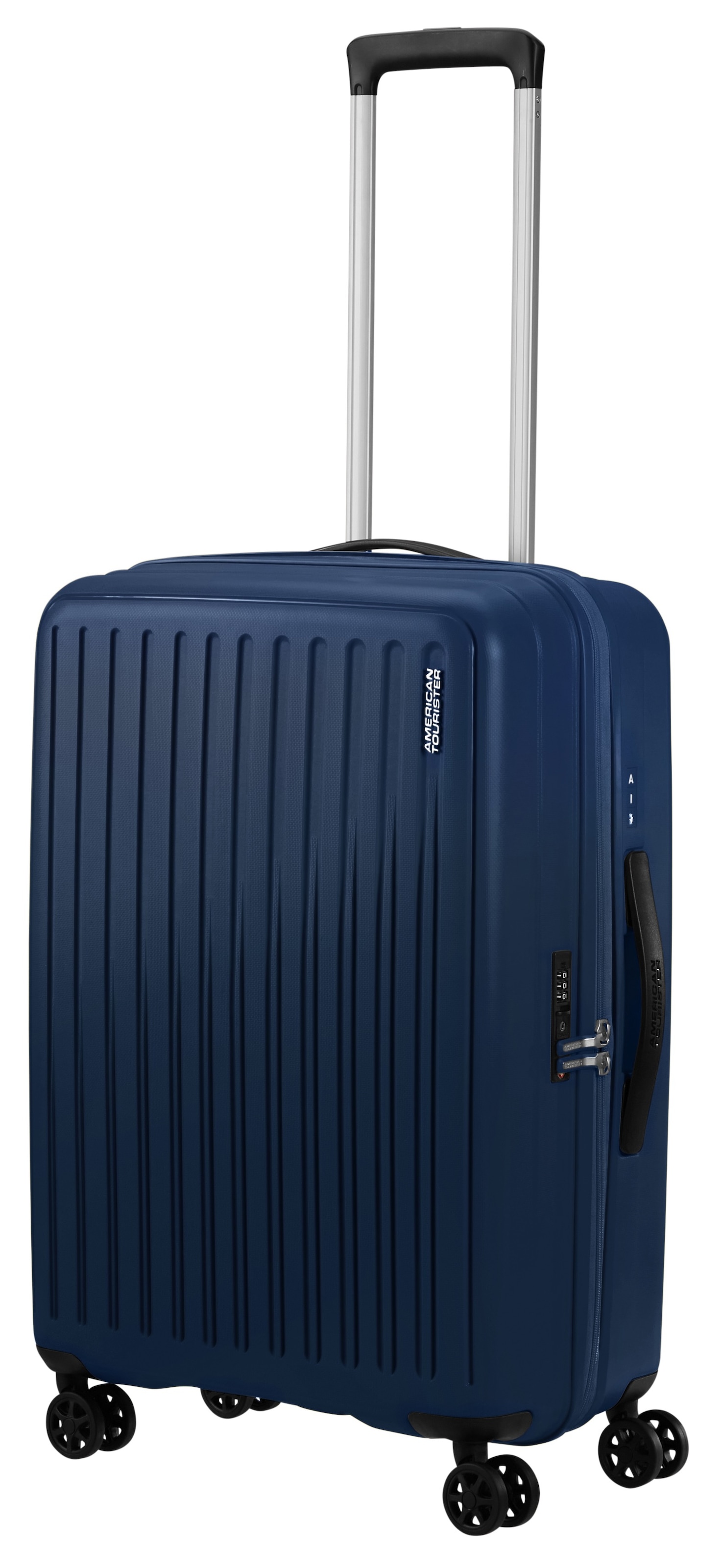 American Tourister® Hartschalen-Trolley »REJOY, verschiedene Größen und Farben«, 4 Rollen, Hartschalen-Koffer personalisierbar versenktes TSA-Schloss