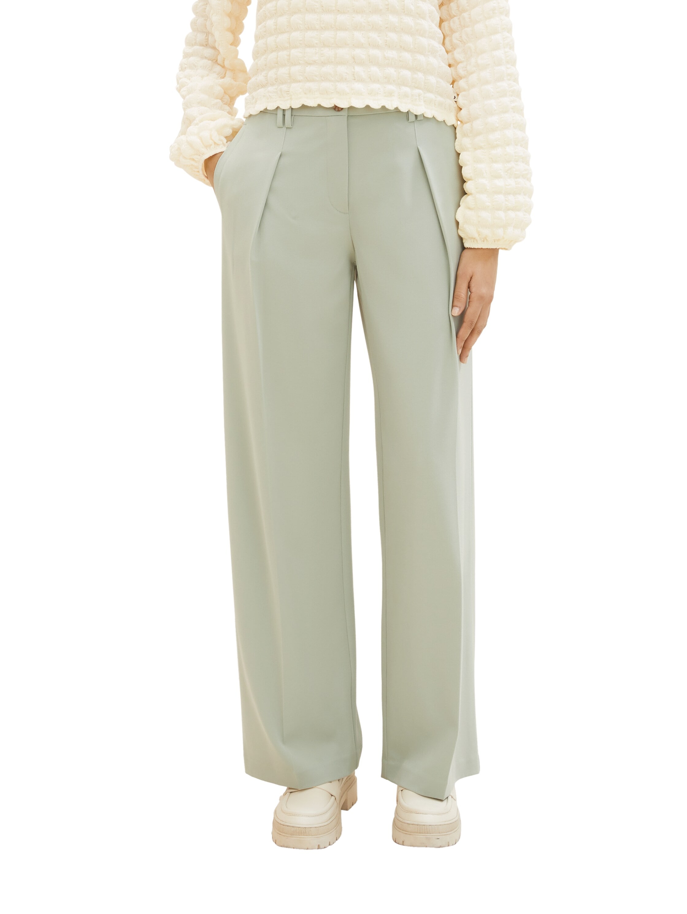 Bundfaltenhose »Lea Wide Leg«, mit weitem Bein