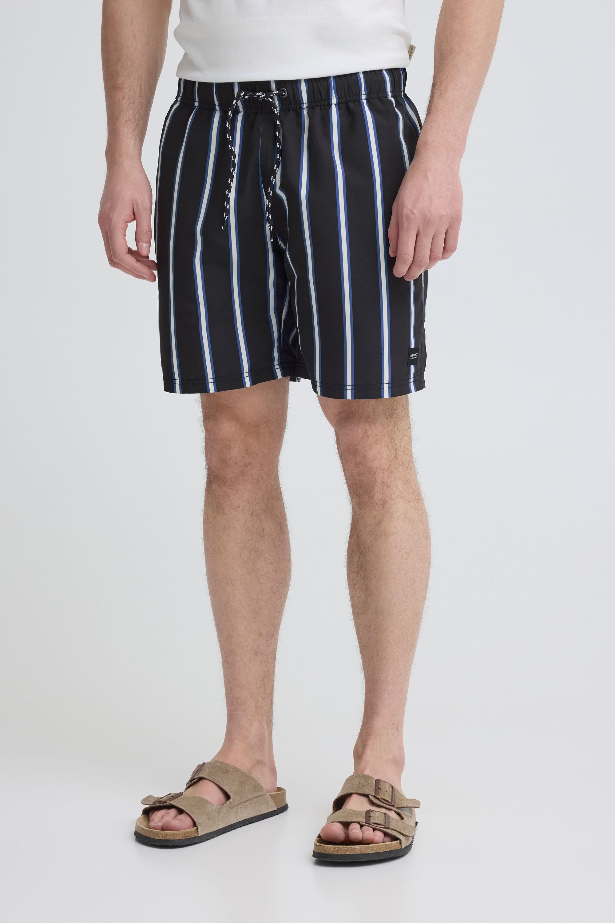Blend Badeshorts "BHRick" Gestreifte Badehose mit Taschen günstig online kaufen