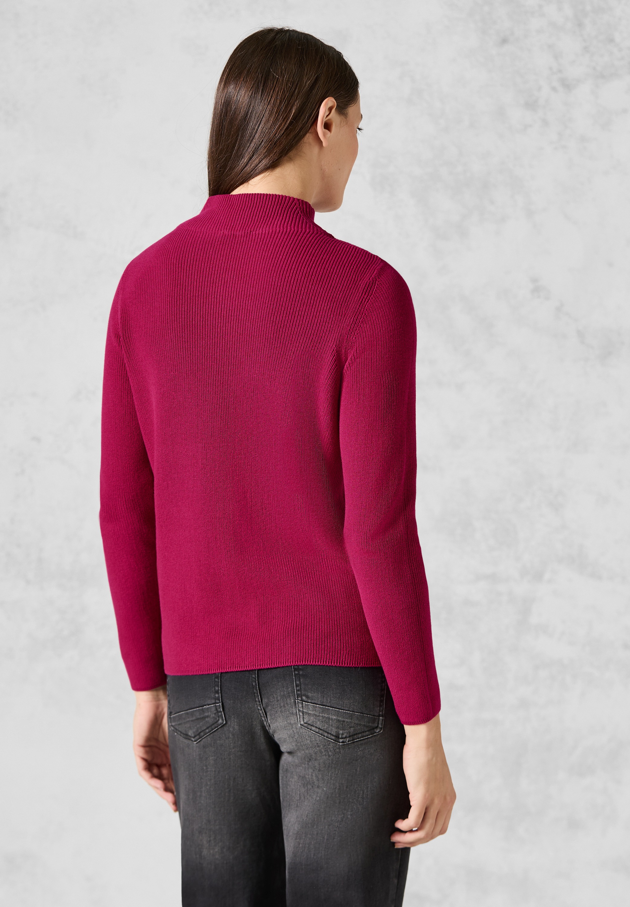 Cecil Strickpullover aus reiner Baumwolle günstig online kaufen