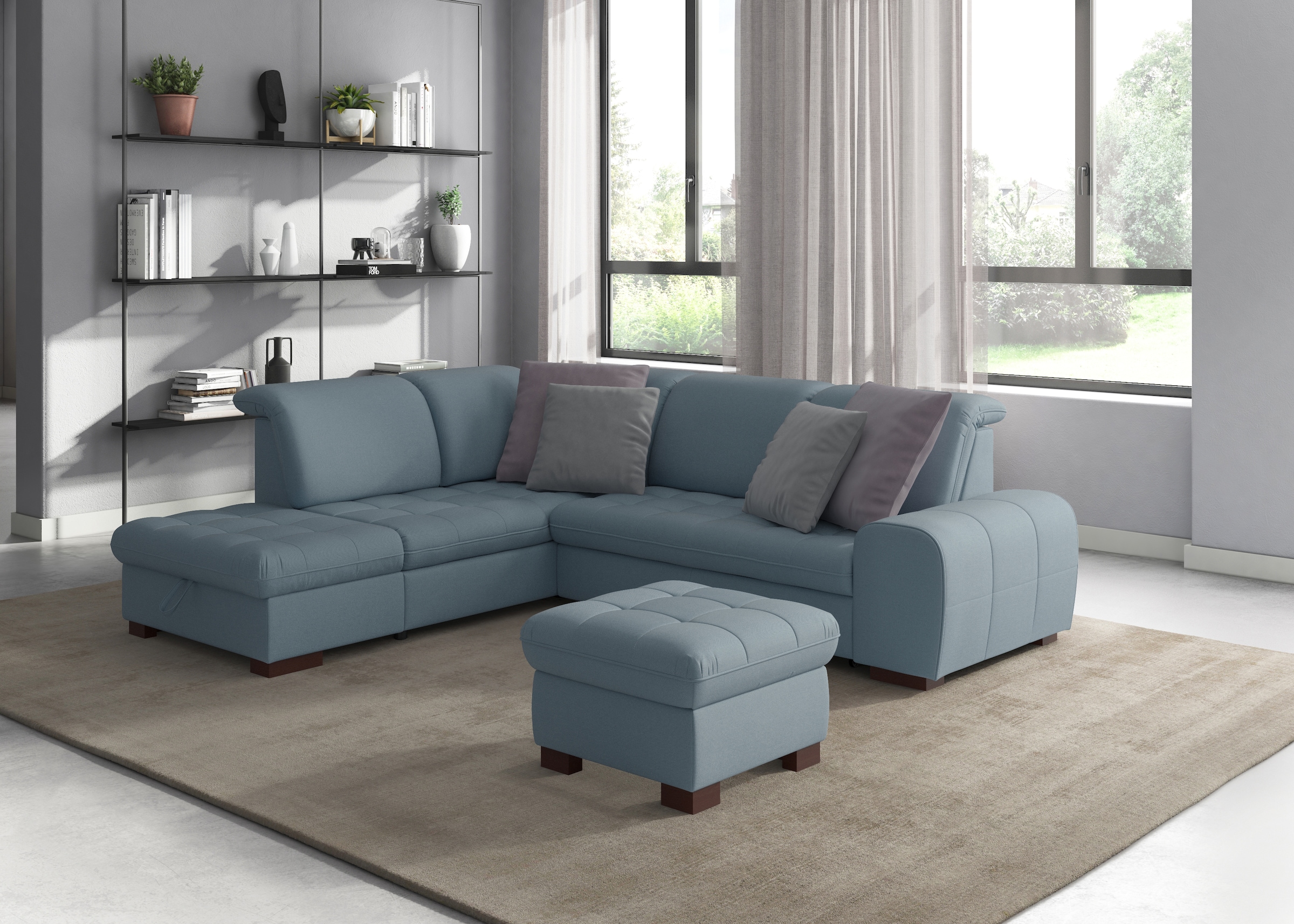 sit&more Ecksofa "Luxor L-Form" wahlweise mit Bettfunktion, Stauraum und Ko günstig online kaufen