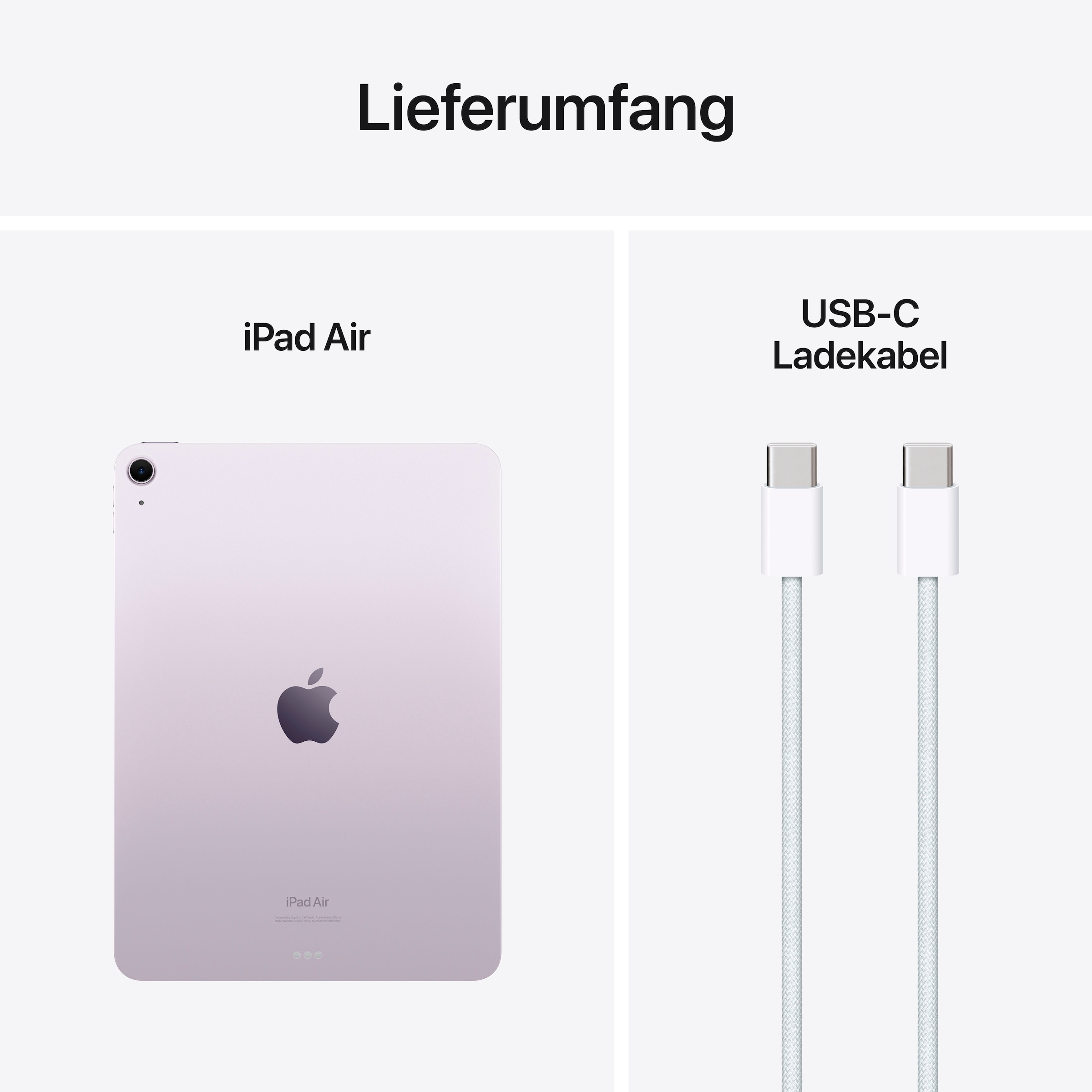 Apple Tablet »11" iPad Air Wi-Fi 128GB«, (27,59 cm / 10.86 Zoll), iPadOS,)