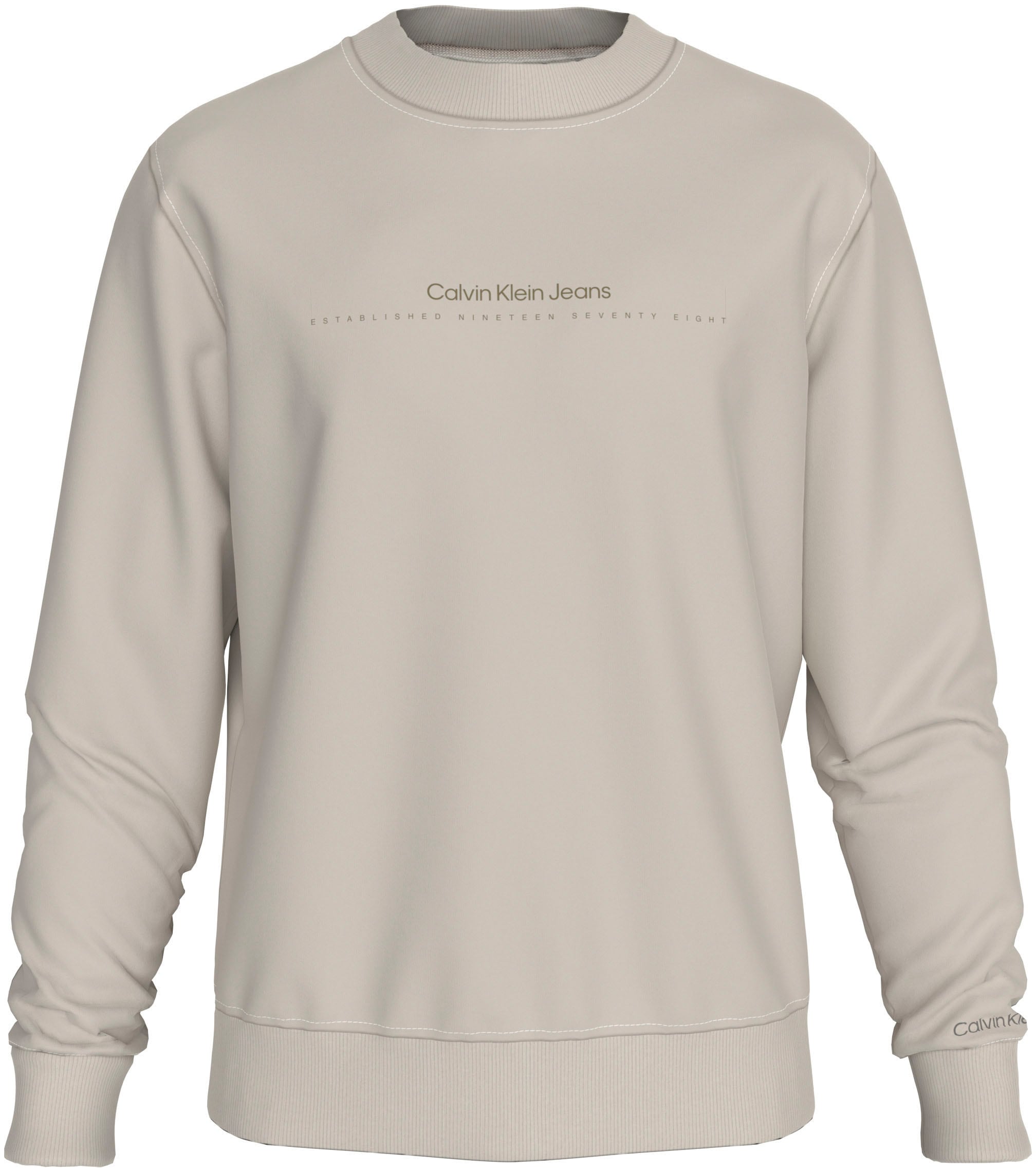 Calvin Klein Jeans Sweatshirt »MINIMAL LOGO CREW NECK«, Logodruck