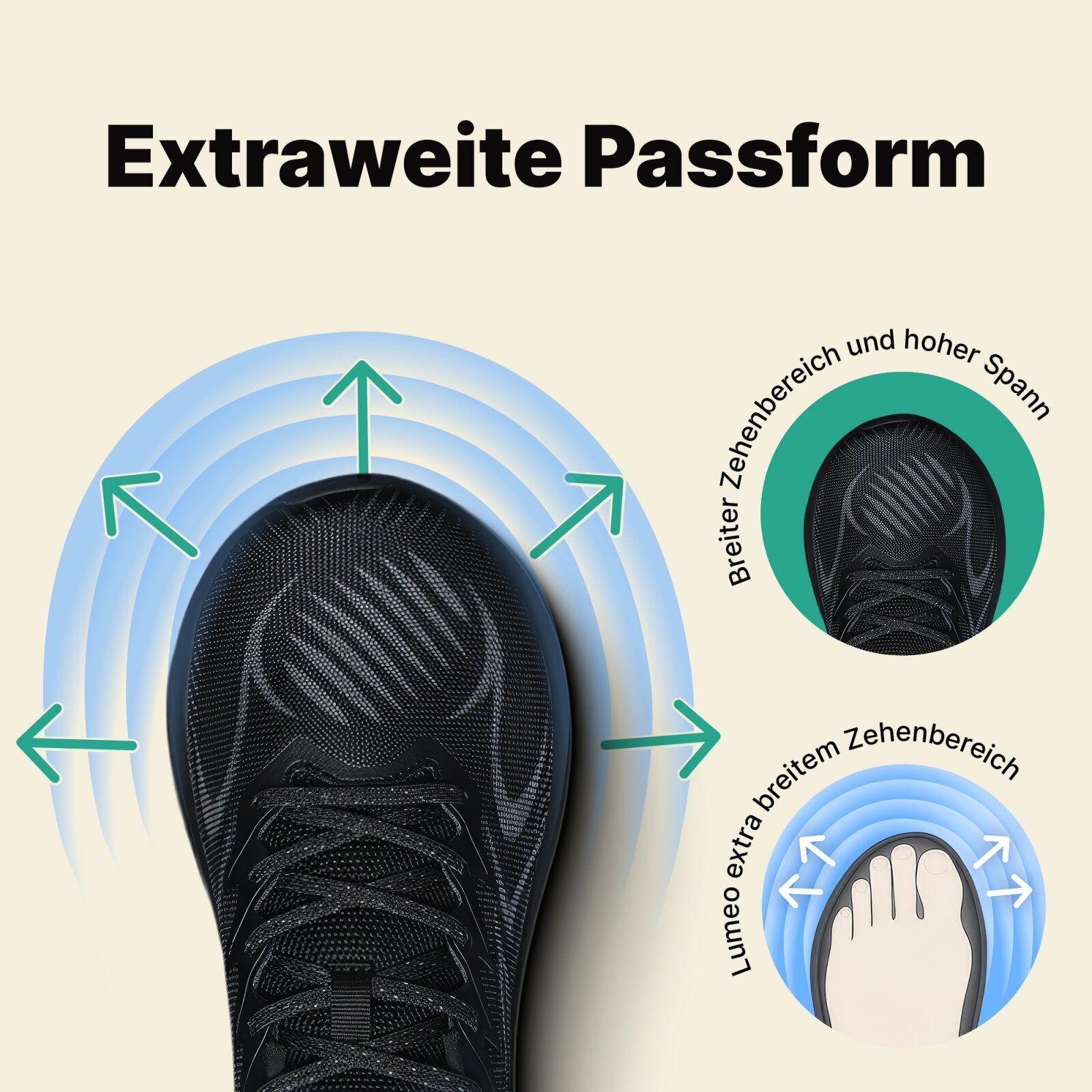 DOTALES Lumeo Barefoot Shoe Black 40 2