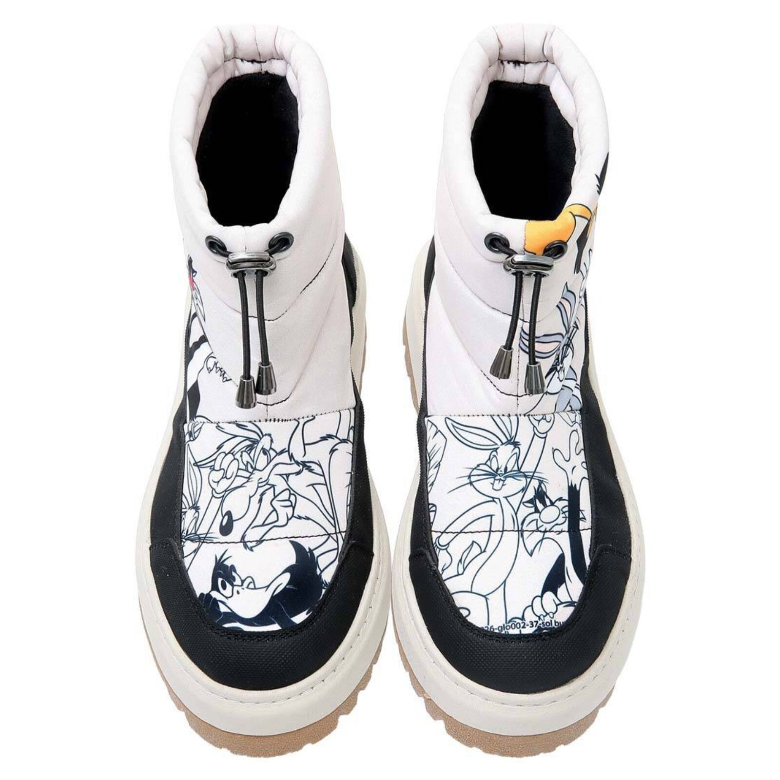 DOGO Bootsschuh »Glowy Boots Schnürstiefel Looney Tunes Chasing Tunes Damen«  Handgefertigt