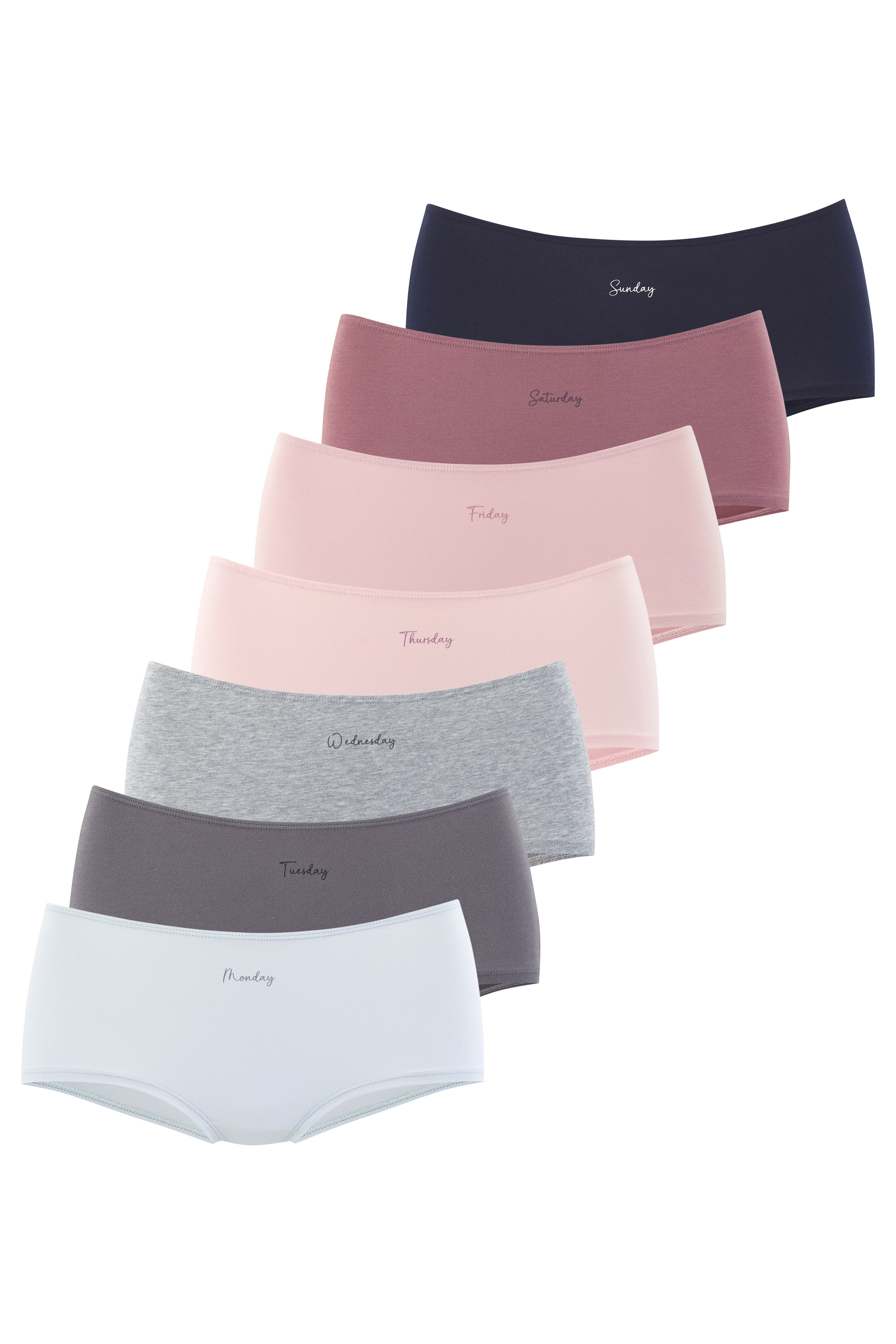 Vivance Panty Packung, 7er-Pack, 7 Stk. Angenehm elastische Baumwollqualität