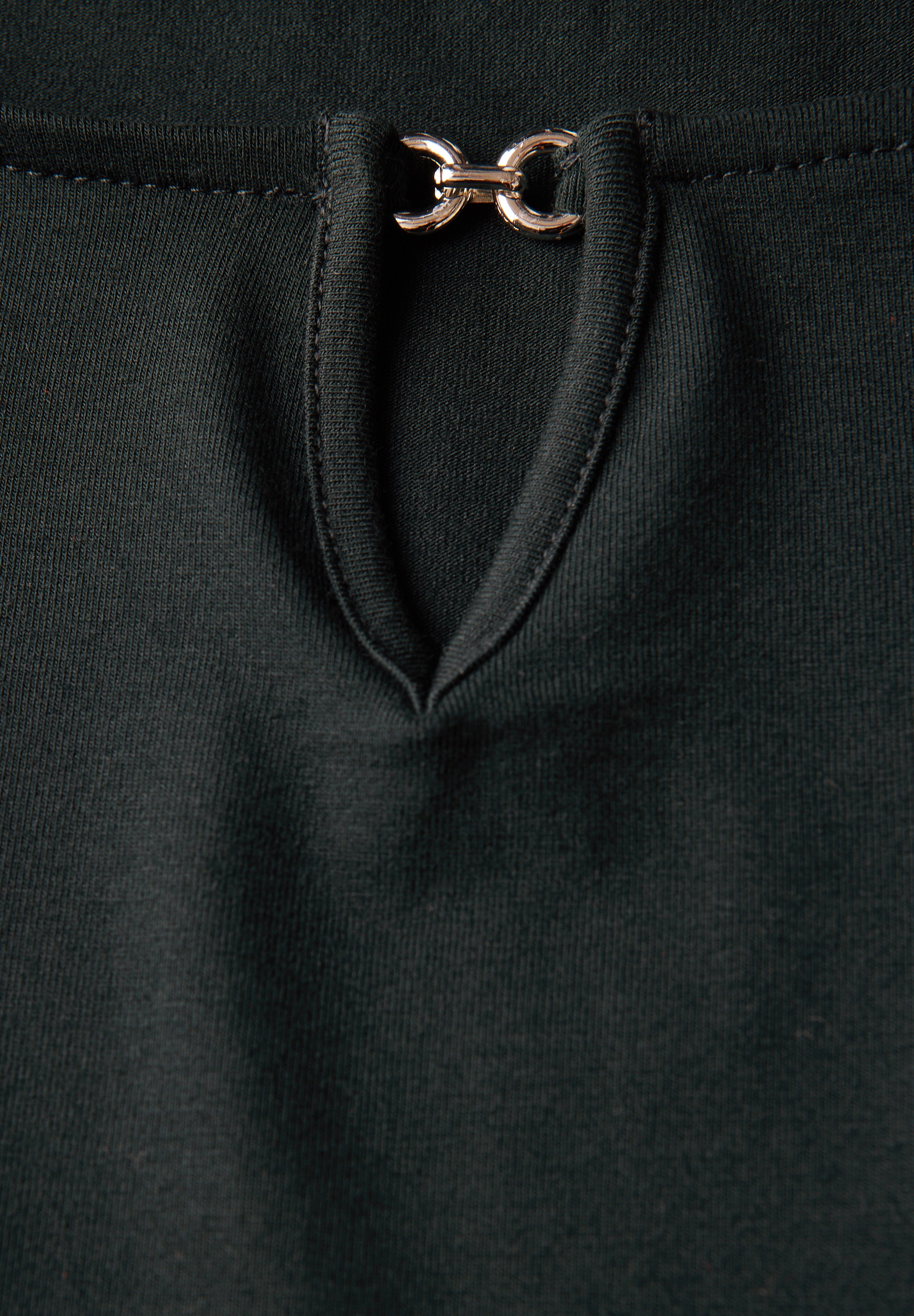 STREET ONE Shirttop, mit Cut-Out Detail