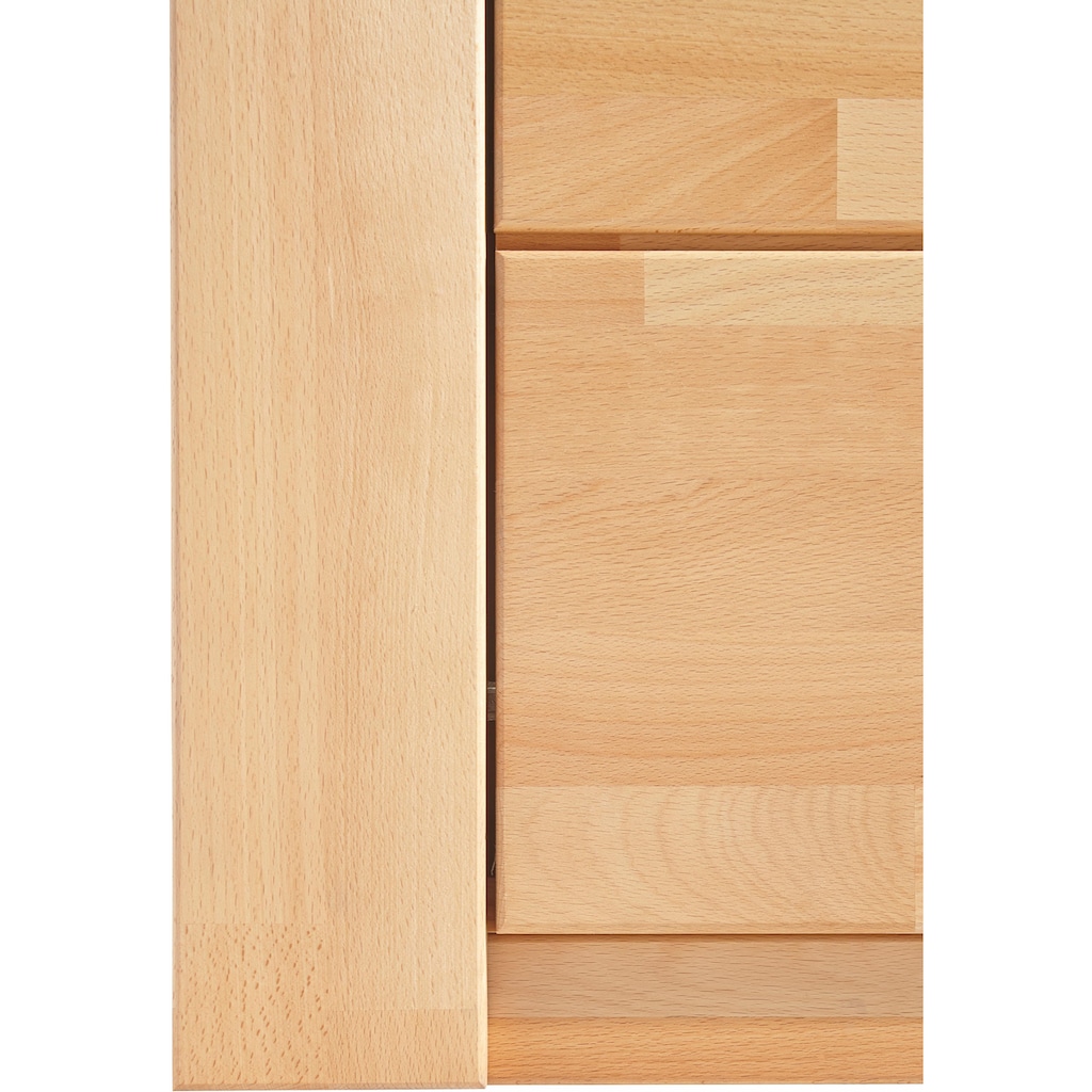 Woltra Wohnwand »Zara«, (Set, 5 St.), teilmassives Holz