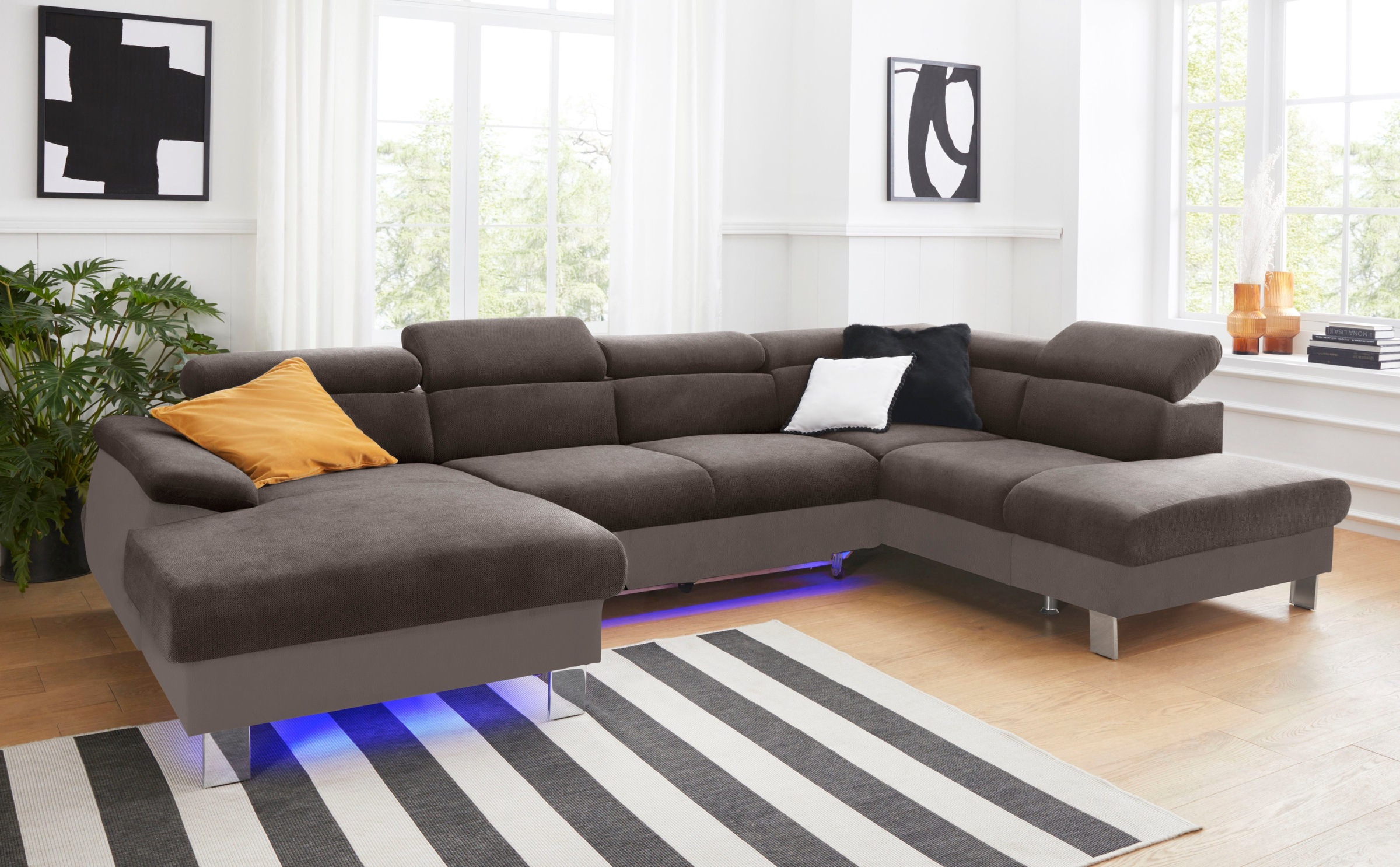 COTTA Polstergarnitur "Komaris U-Form", (Set), Set bestehend aus: Wohnlands günstig online kaufen