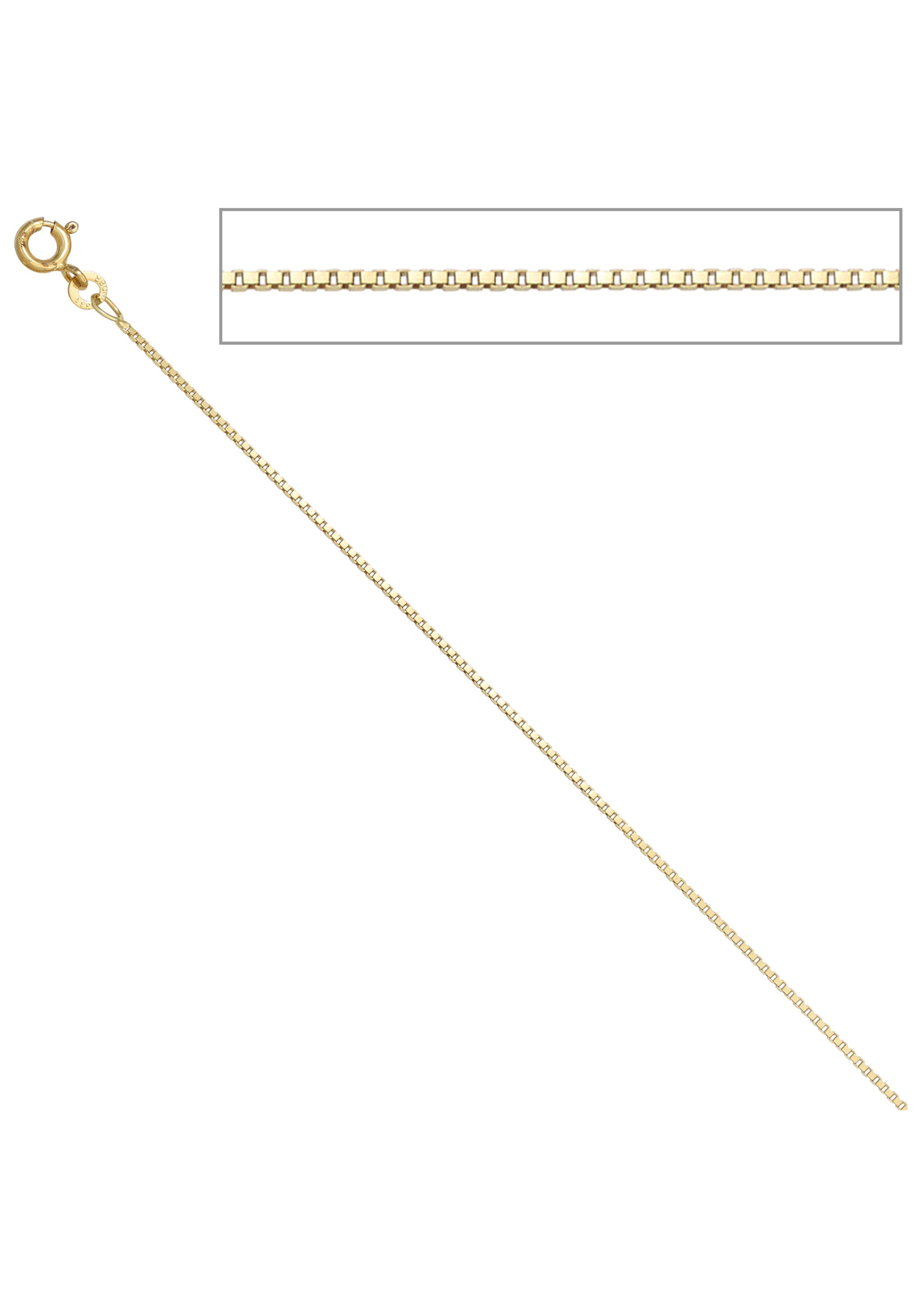JOBO Goldkette, Venezianerkette 585 Gold 42 cm 1,0 mm