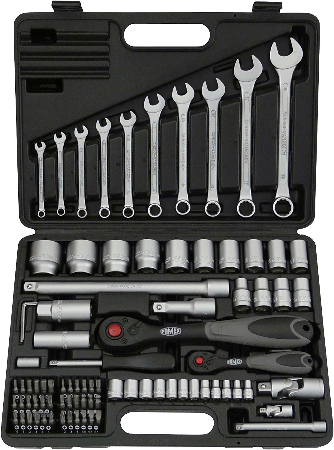 | FAMEX 170-tlg., Mechaniker »723-47«, Werkzeugset Werkzeug Werkzeugkoffer mit BAUR
