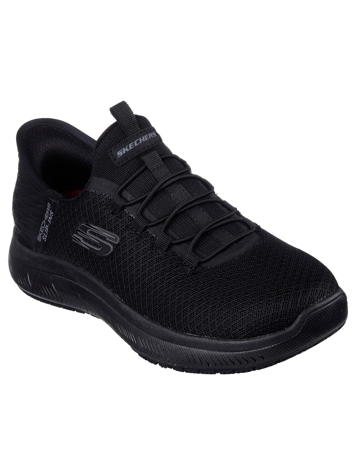 Berufsschuh SKECHERS "Summits" Gr. 40, schwarz, 40, Obermaterial: 100% Textilmaterial TEXMAT., Schuhe