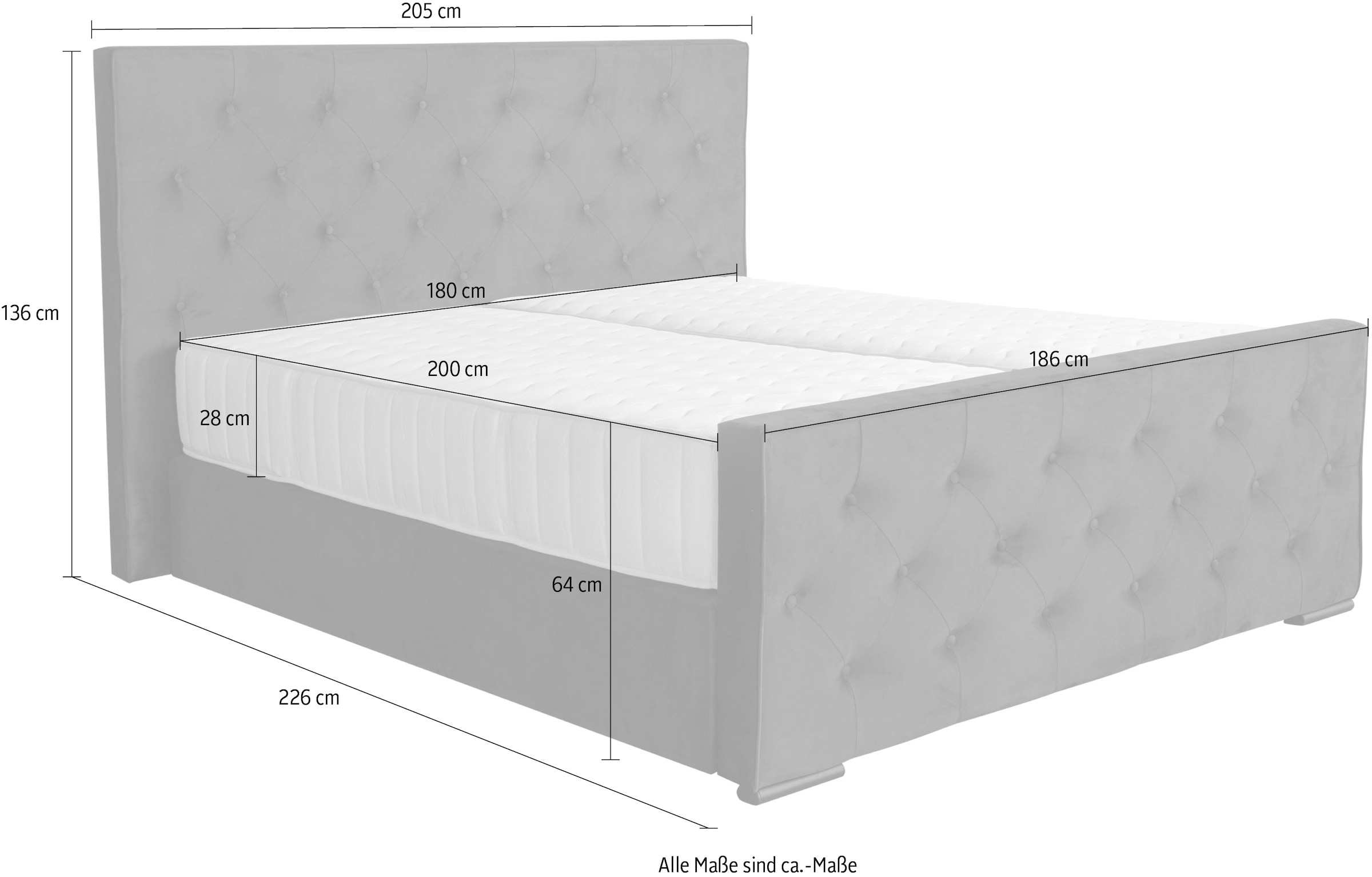 COLLECTION AB Boxspringbett