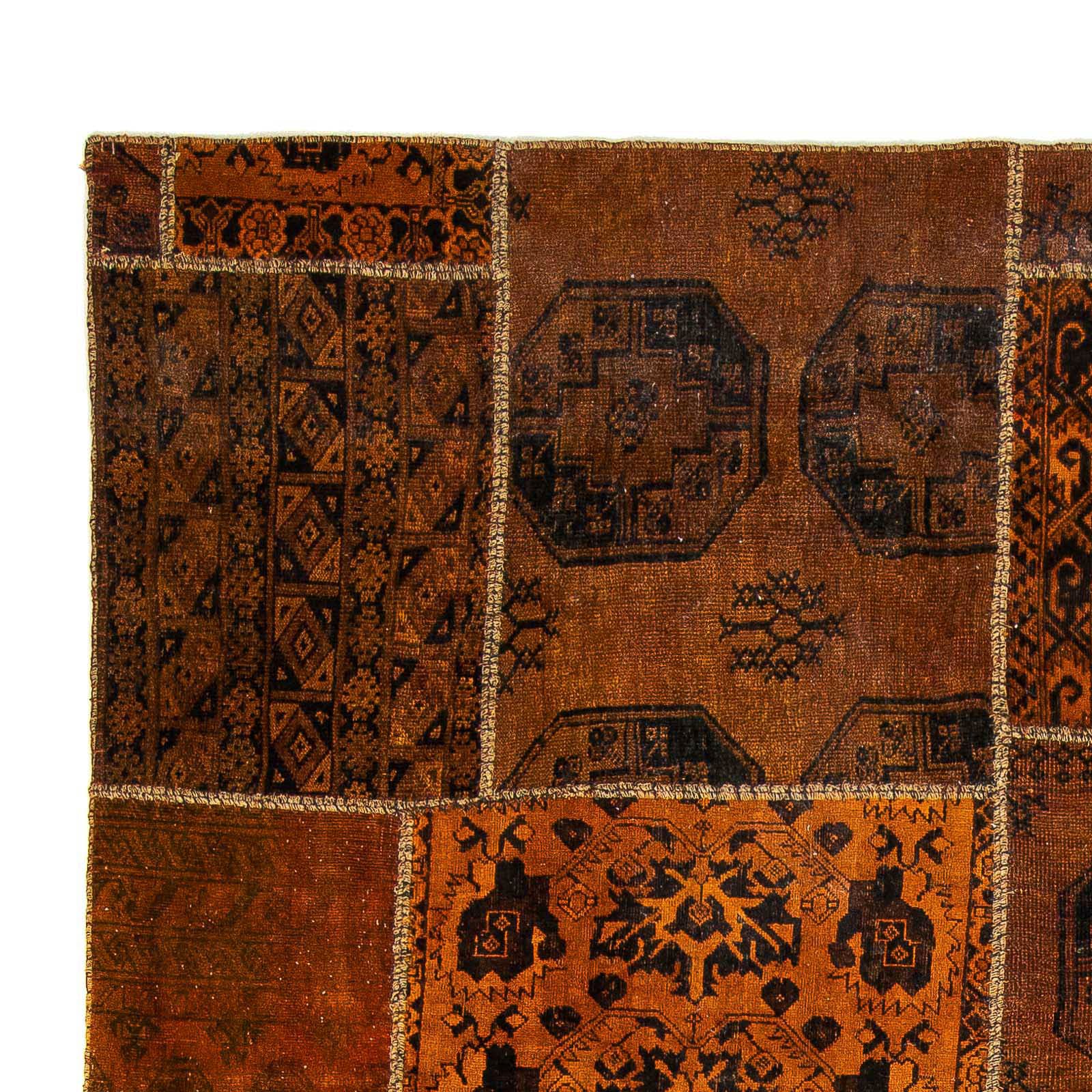 morgenland Wollteppich »Kazak Patchwork 234 x 148 cm«, rechteckig, Handgeknüpft