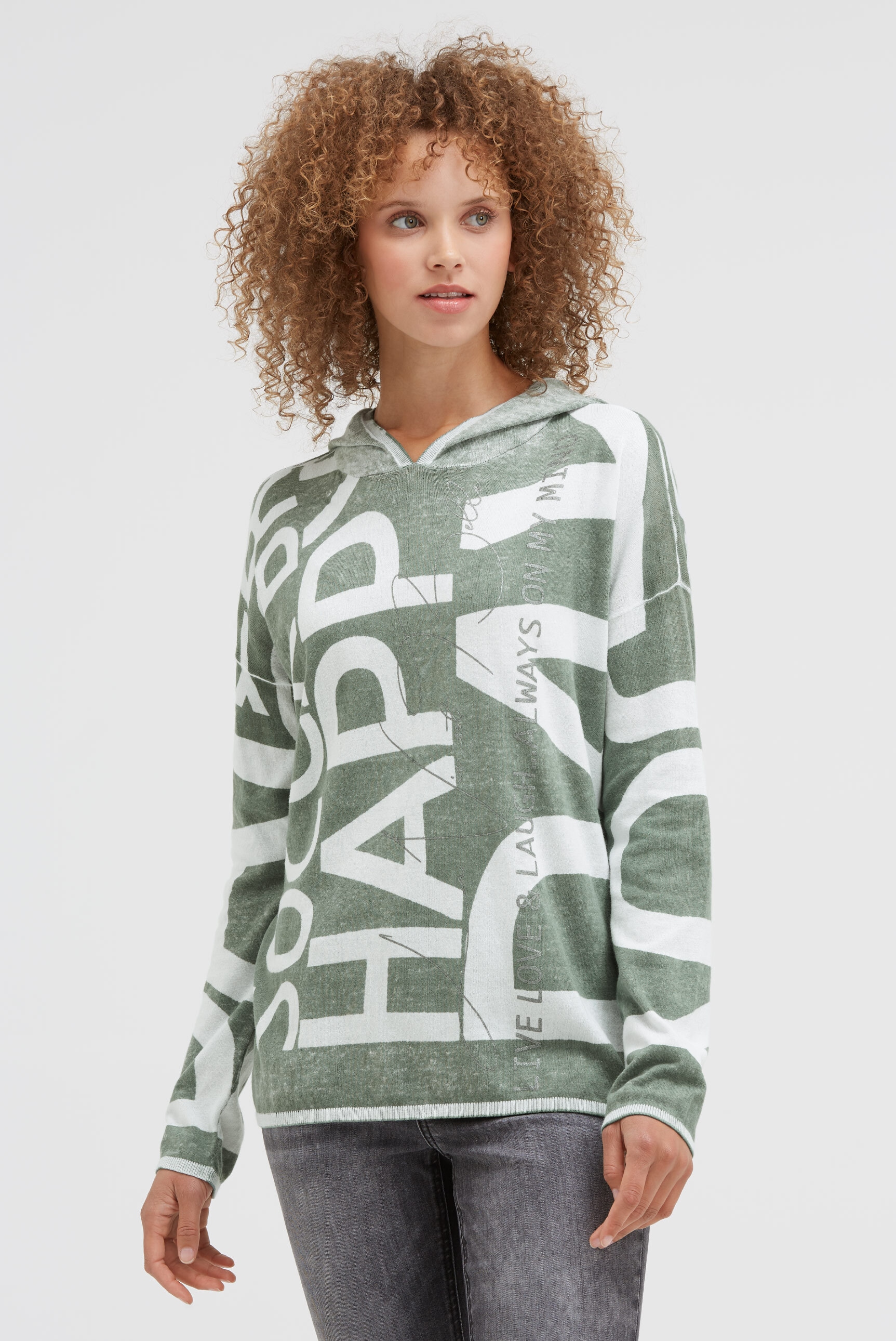 SOCCX Kapuzenpullover aus Feinstrick günstig online kaufen