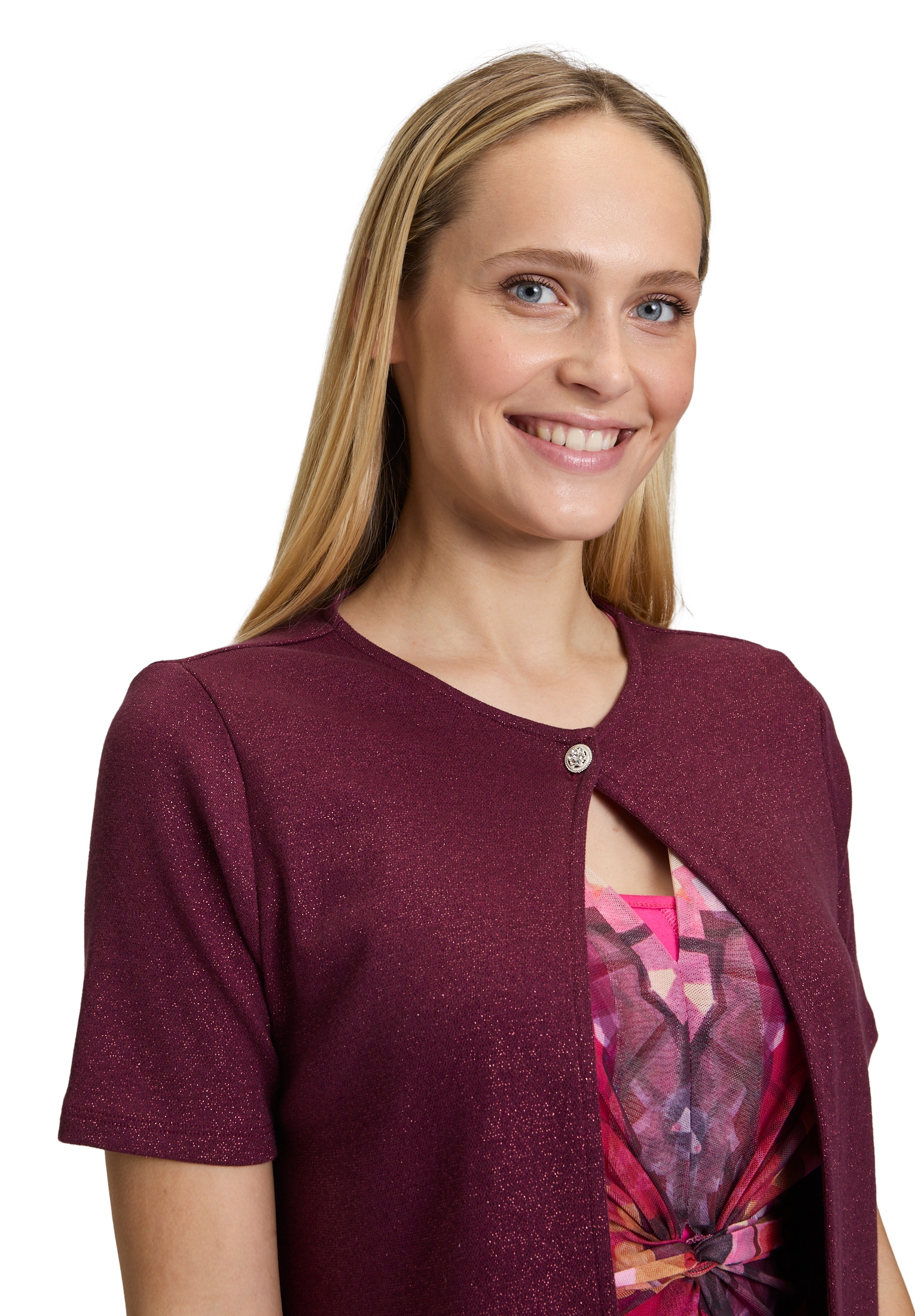 Cartoon Strickjacke »Cartoon Shirtjacke kurzarm«