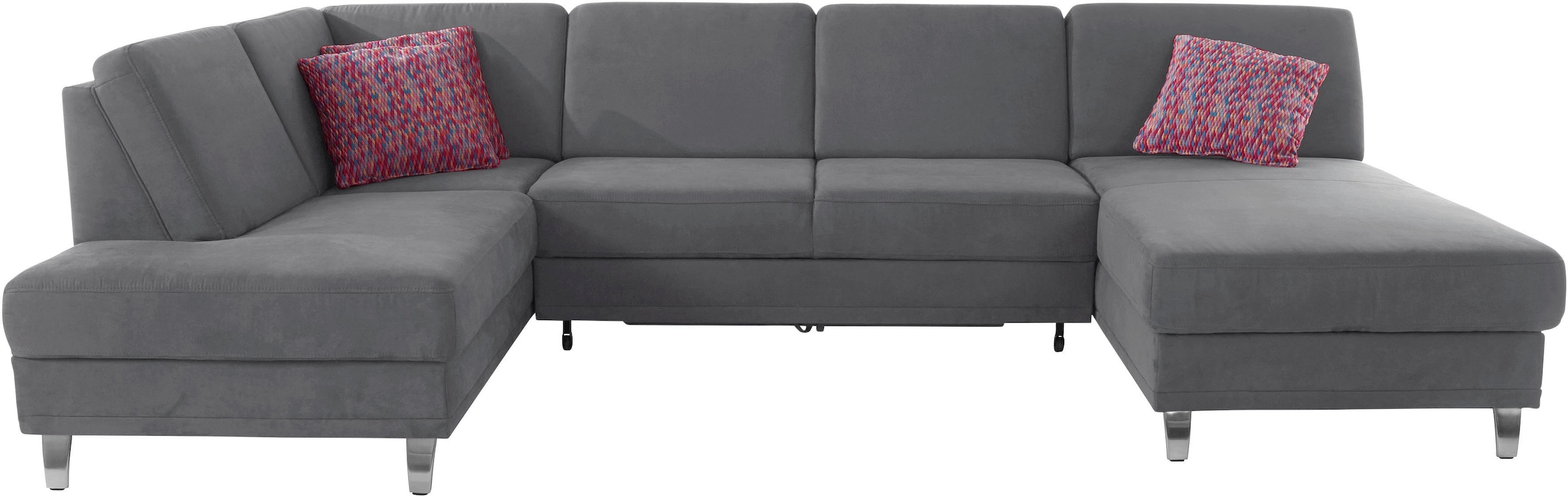 sit&more Wohnlandschaft »Clio U-Form«, wahlweise mit Bettfunktion und Bettkasten, inklusive Federkern