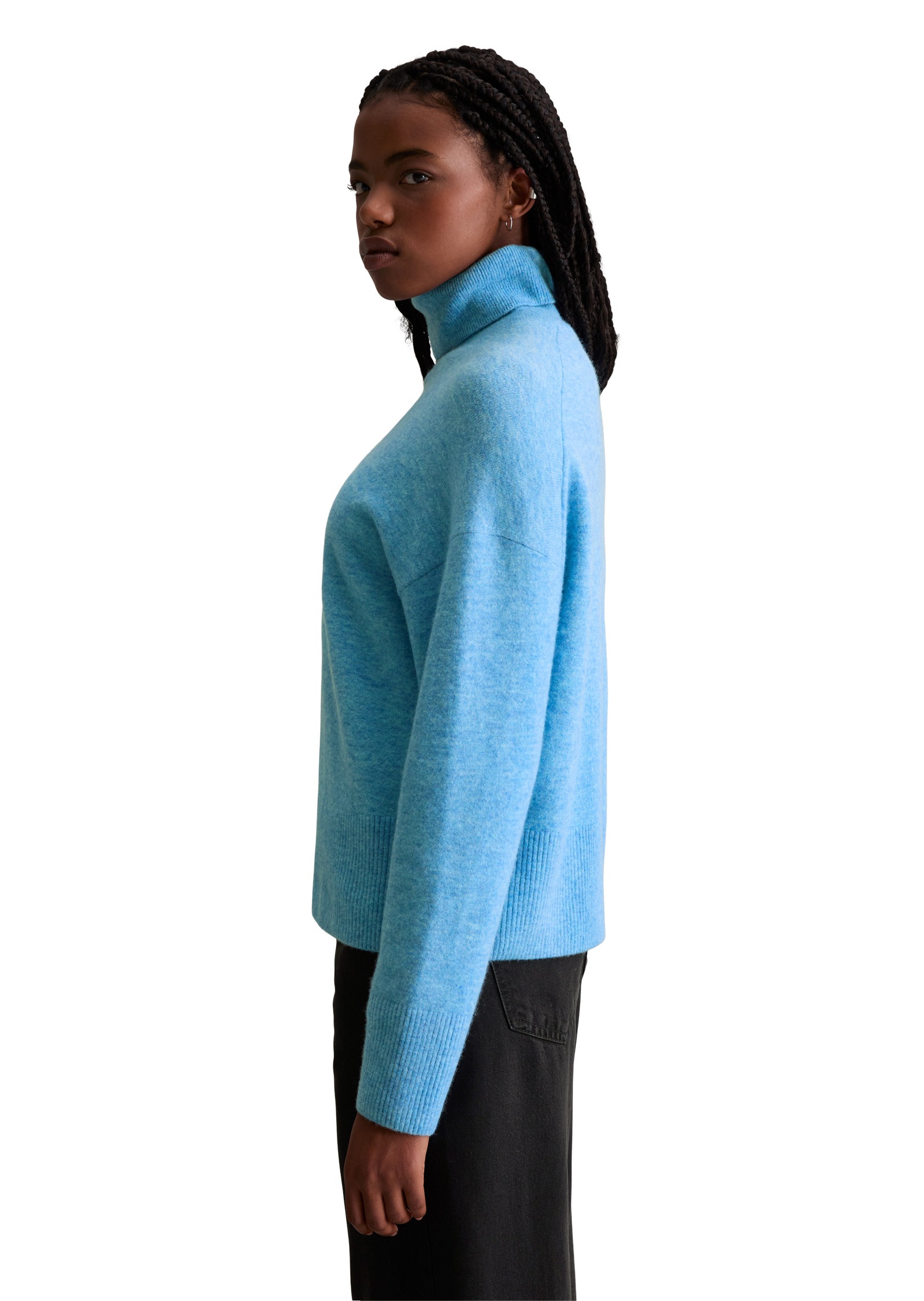 Marc OPolo DENIM Strickpullover "aus Soft Wool Stretch" günstig online kaufen