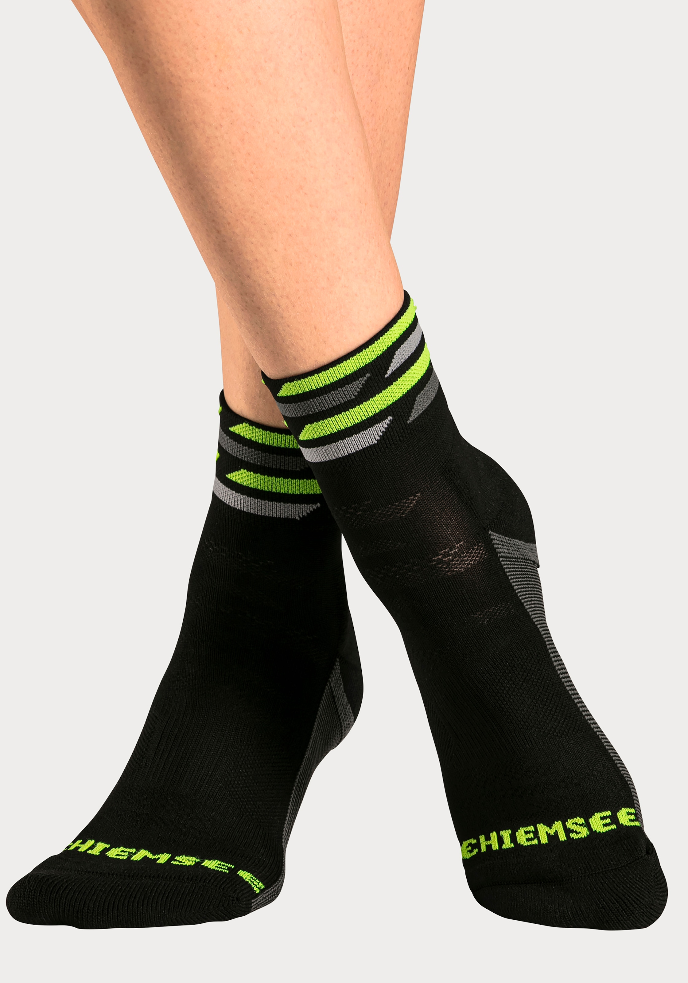 Chiemsee Funktionssocken, (3 Paar), Nylon-Microfaser Sportsocken