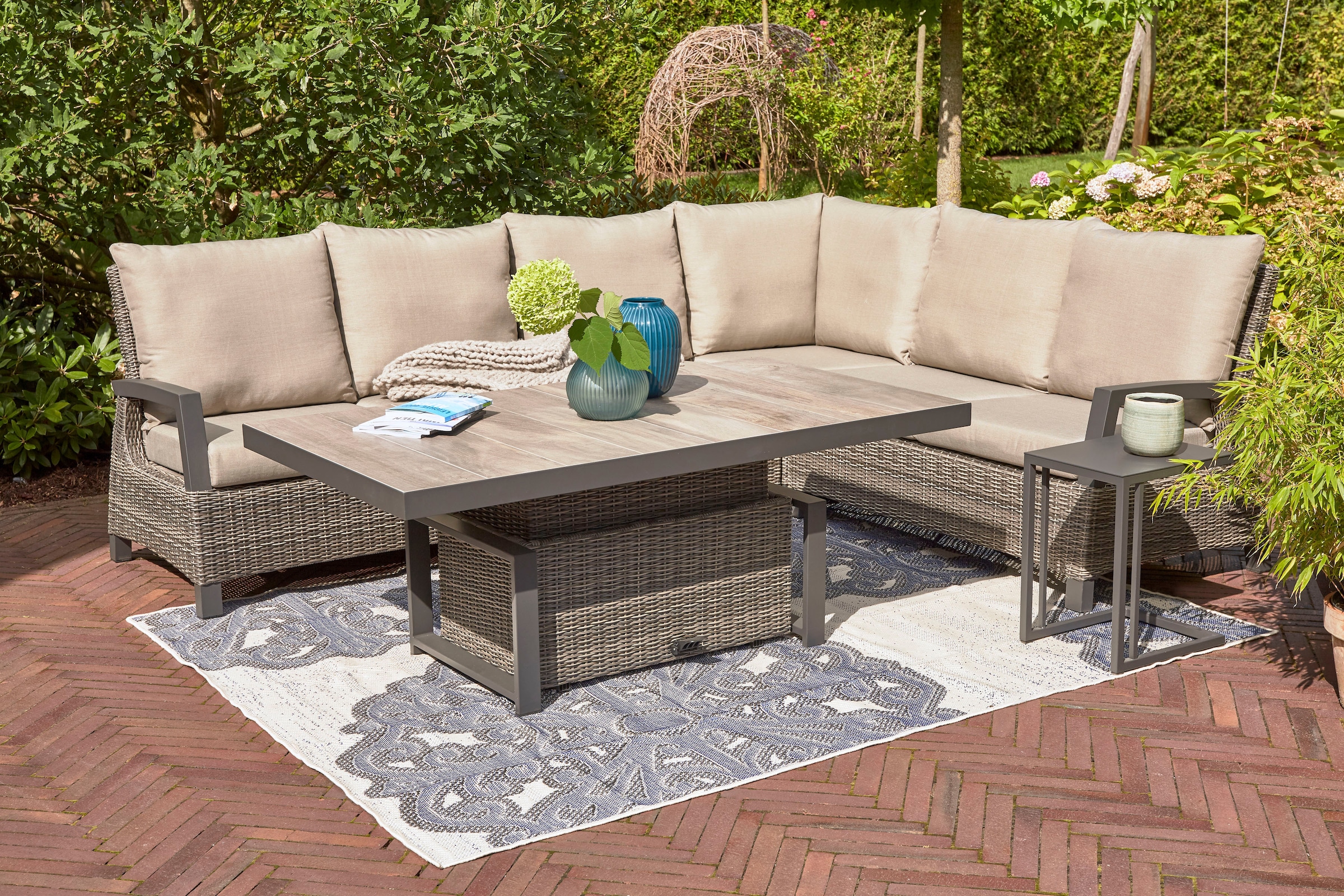 Siena Garden Gartenlounge-Set "Corido" 5 Stk. tlg. günstig online kaufen