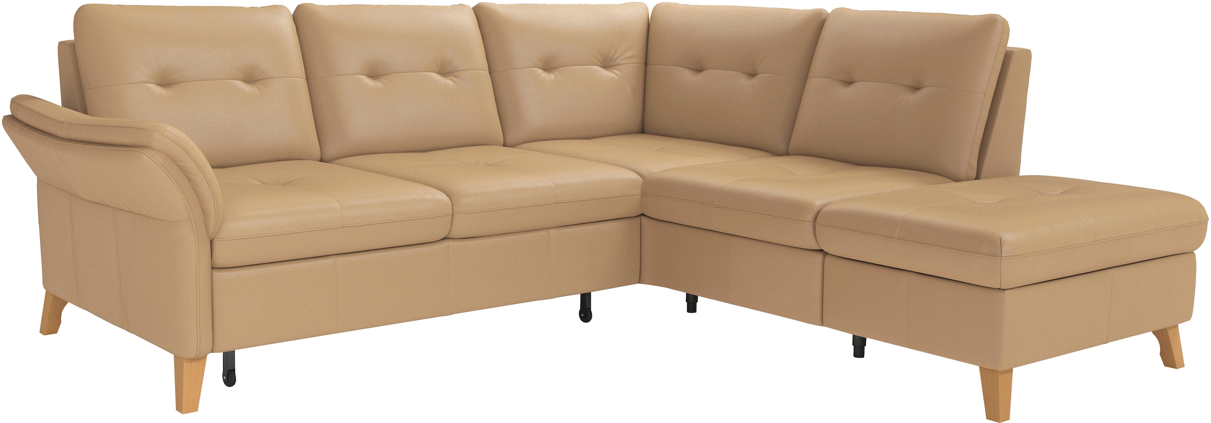 sit&more Ecksofa »Göteborg«, inkl. Sitztiefenverstellung, wahlweise mit Bettfunktion & Bettkasten