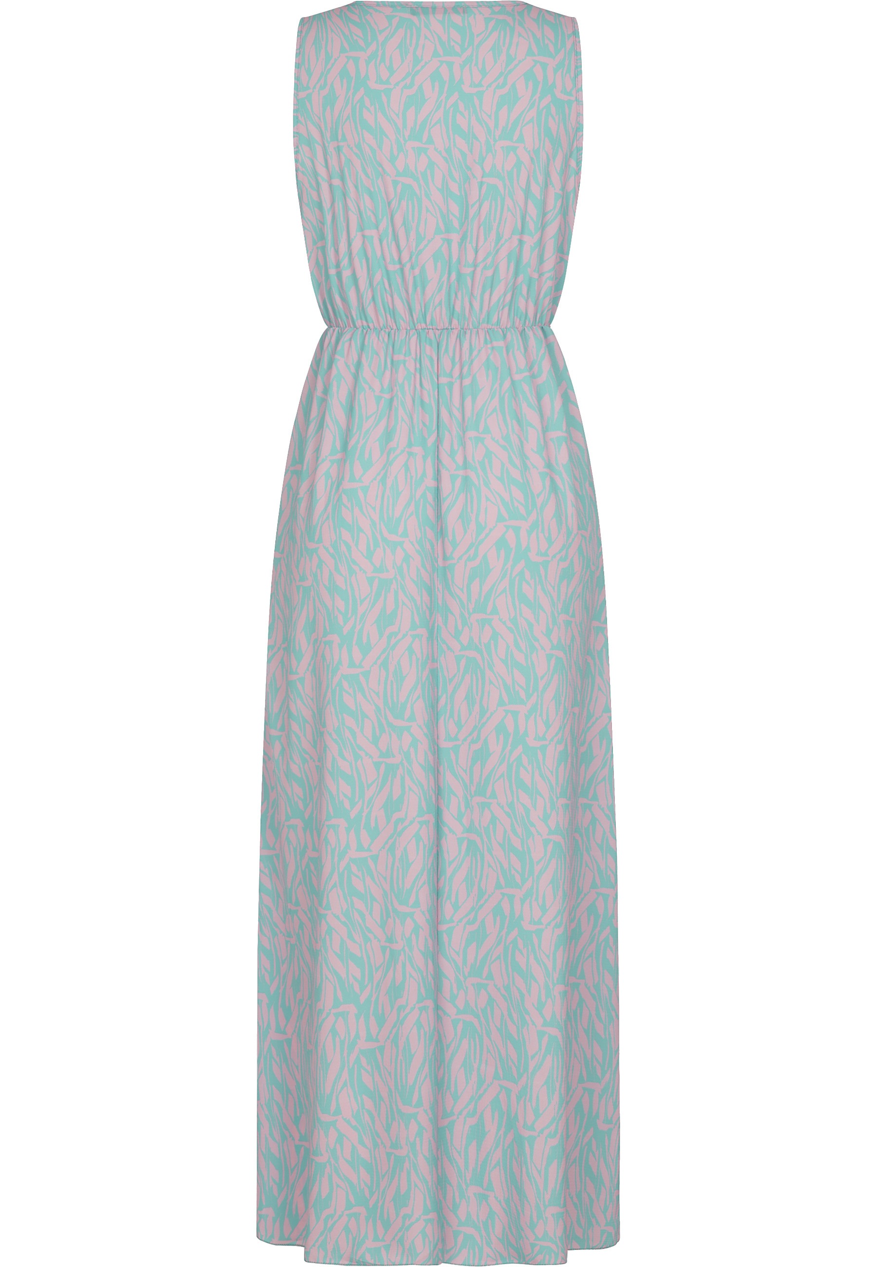 CLOUD 5IVE Shirtkleid "CLOUD 5IVE Maxi Kleid in Wickeloptik mit All Over Pr günstig online kaufen