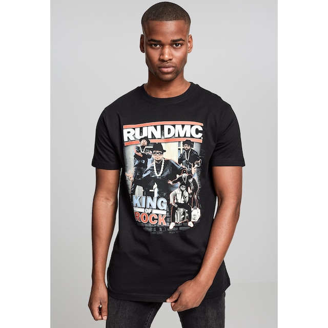 MisterTee Kurzarmshirt »Herren Run DMC King of Rock Tee«, (1 tlg.) ▷  bestellen | BAUR