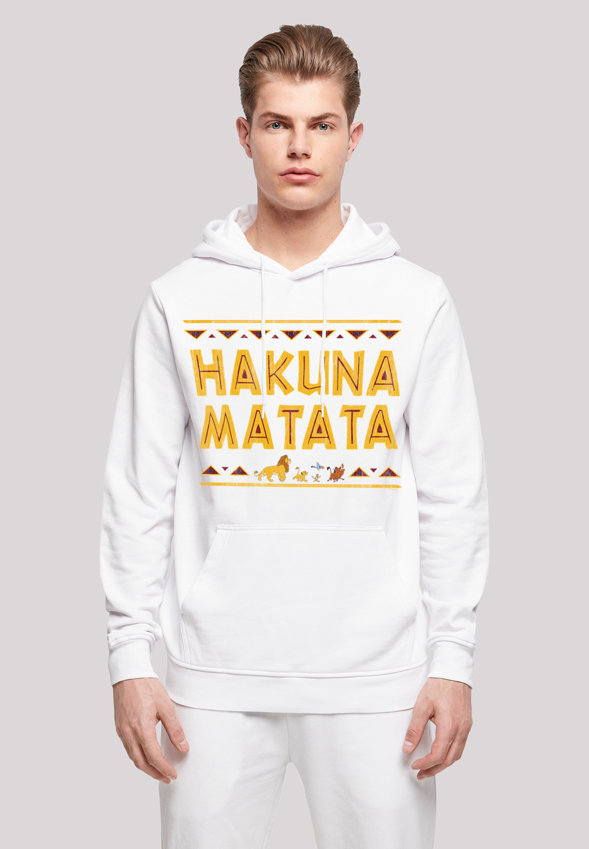 F4NT4STIC Kapuzenpullover "Disney König der Löwen Hakuna Matata", Print