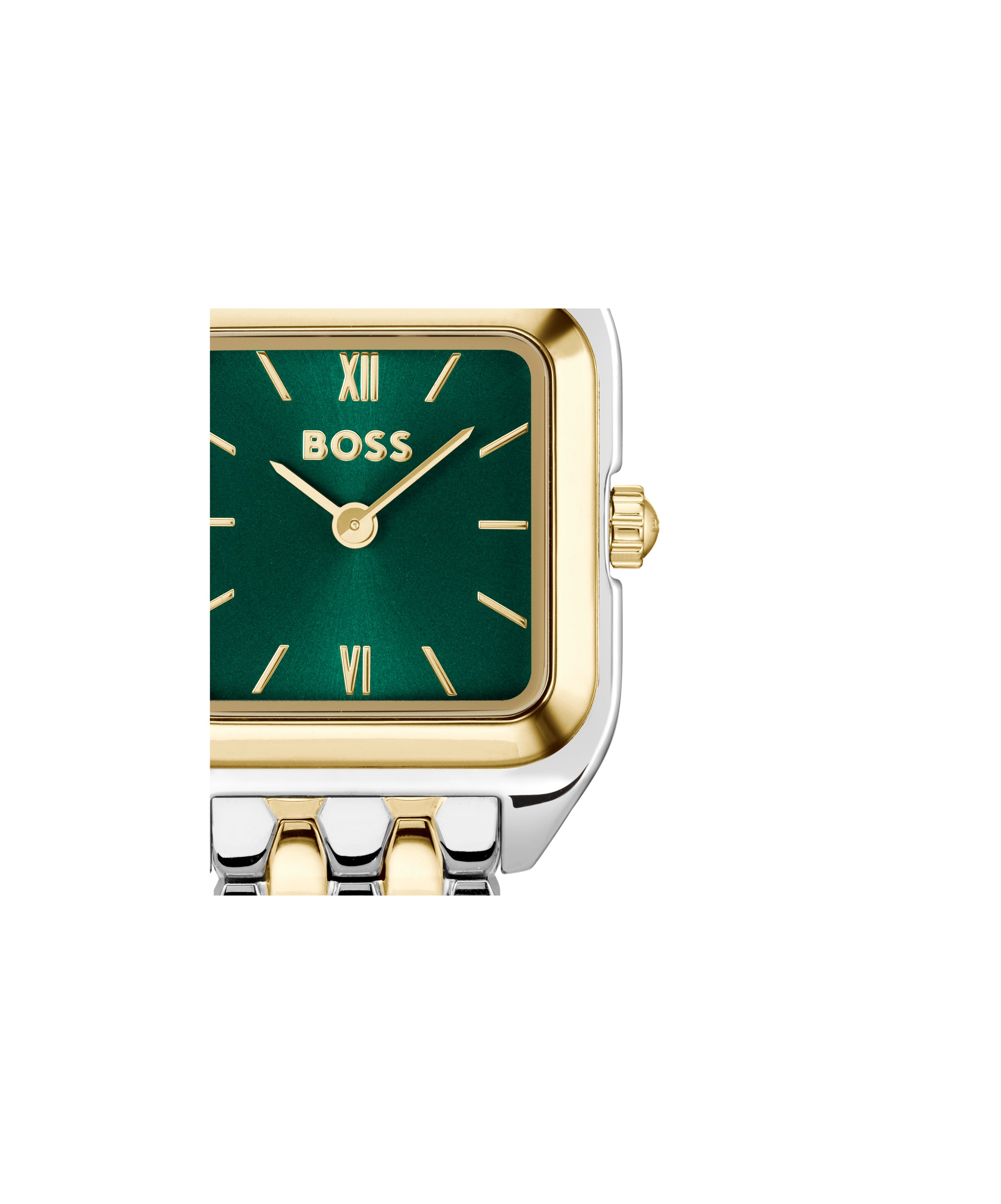 BOSS Quarzuhr »MAE PETITE«, Armbanduhr, Damenuhr, Edelstahlarmband, analog
