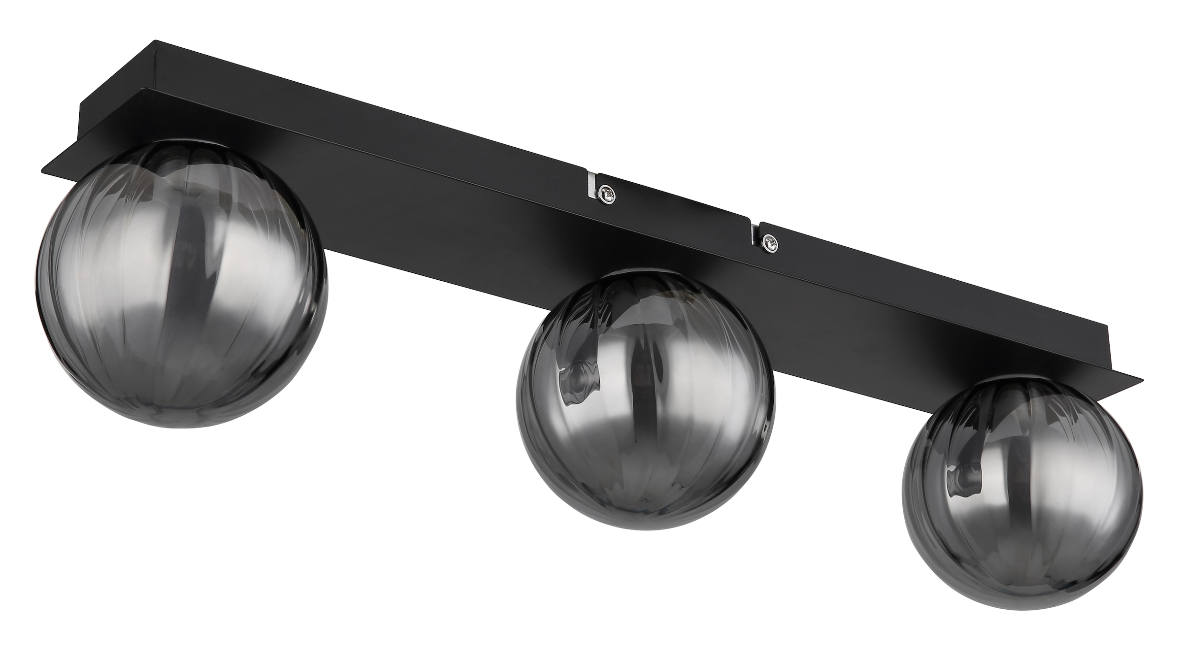 GLOBO LIGHTING Deckenleuchte »ANDER«, Leuchtmittel G9 | ohne Leuchtmittel, Deckenlampe/Glaskugeln/Glas rauchfarben/Wohnbereich