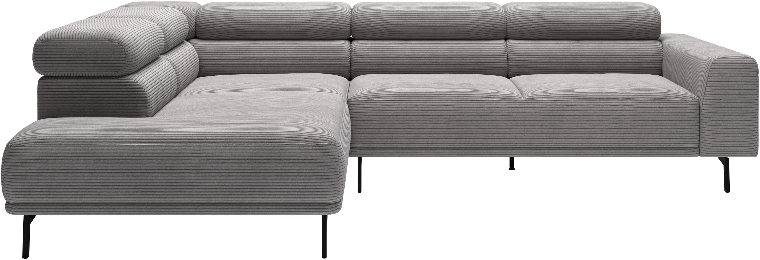 SCHÖNER WOHNEN-Kollektion "Tossa, Modernes Design trifft smarte Funktione, Breite 273 cm" Motorischer Sitzvorzug, Kopfteil-Funktion & Saugroboter-Höhe
