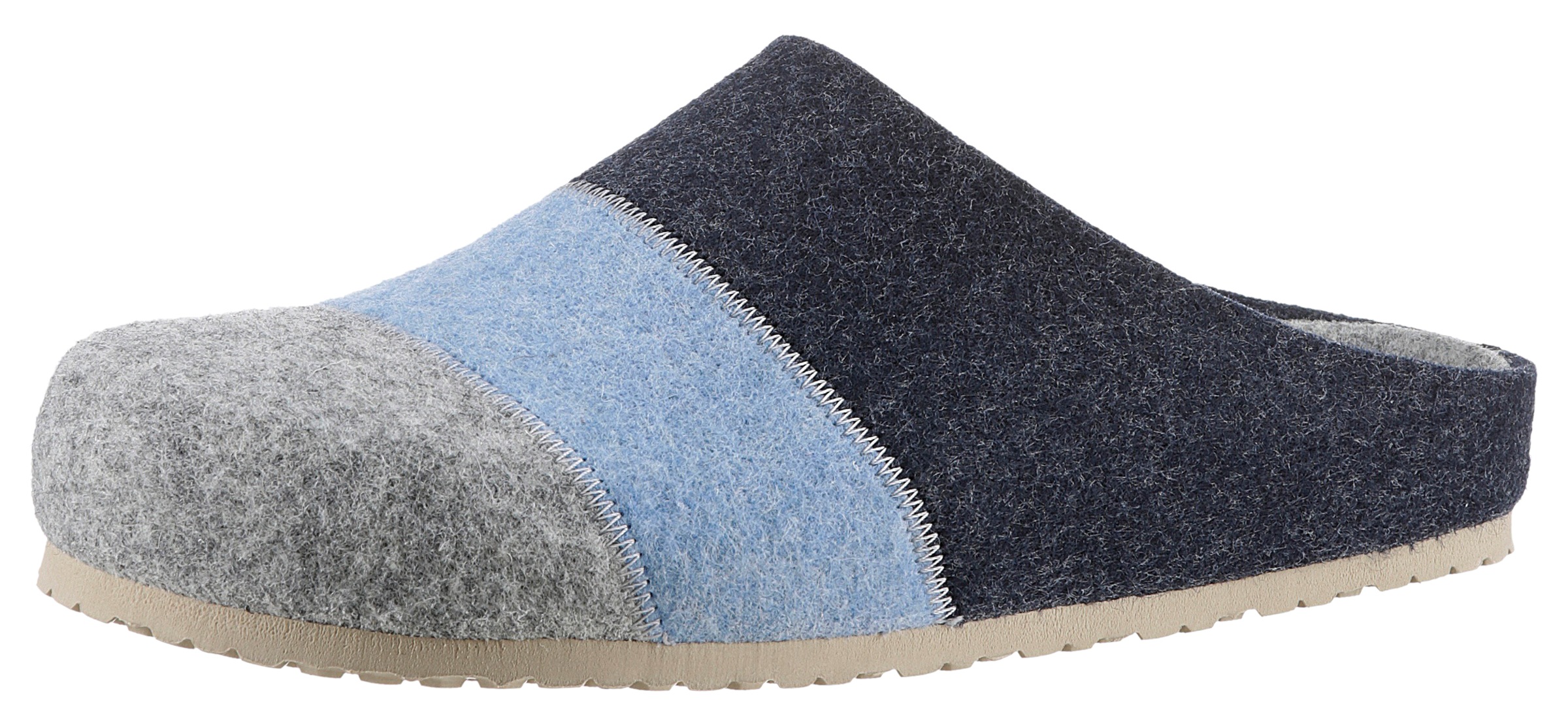 Aniston SHOES Clog "Panal", Hausschuh, Homeslipper in Patchwork-Optik günstig online kaufen