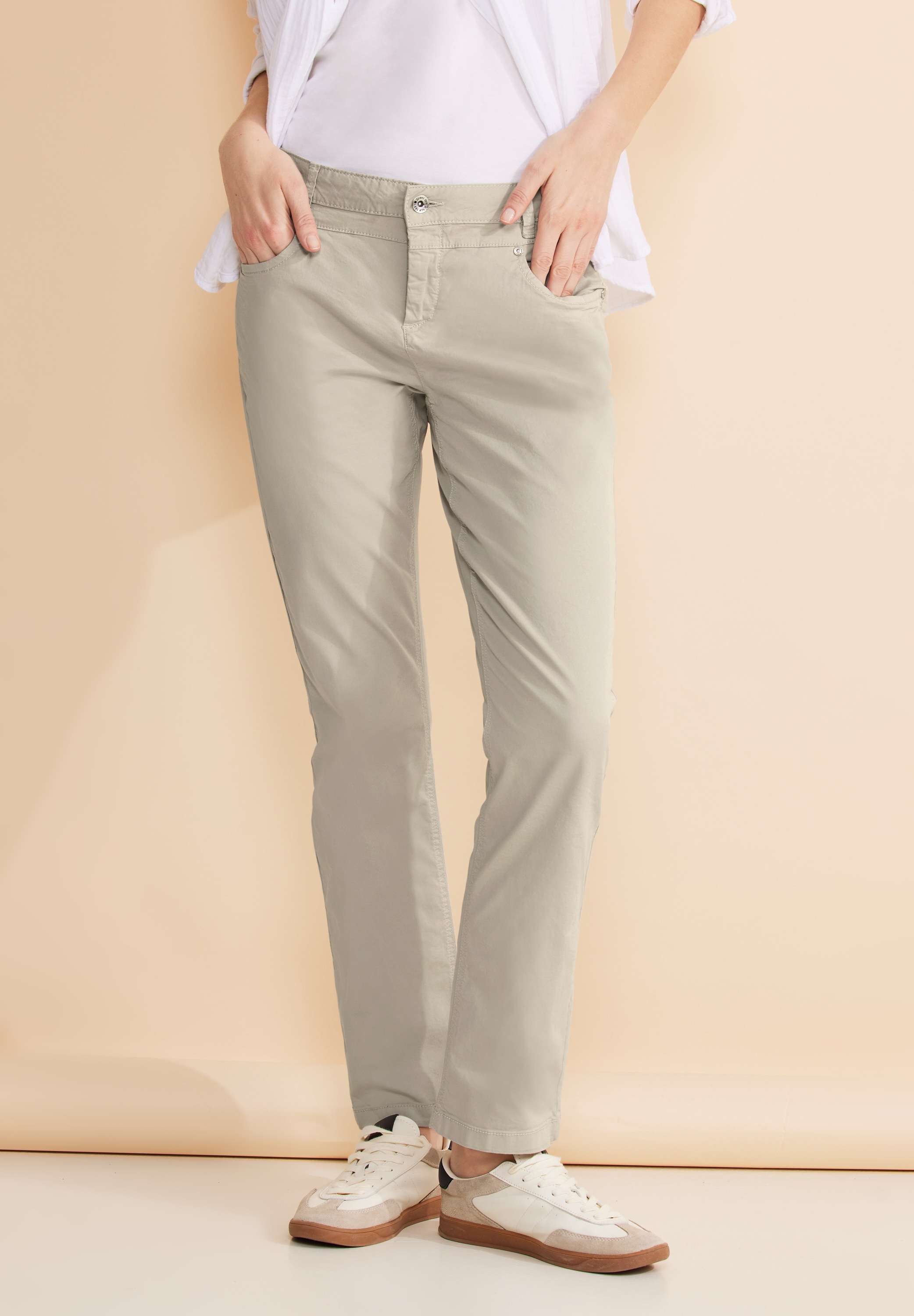 STREET ONE Stoffhose  Middle Waist