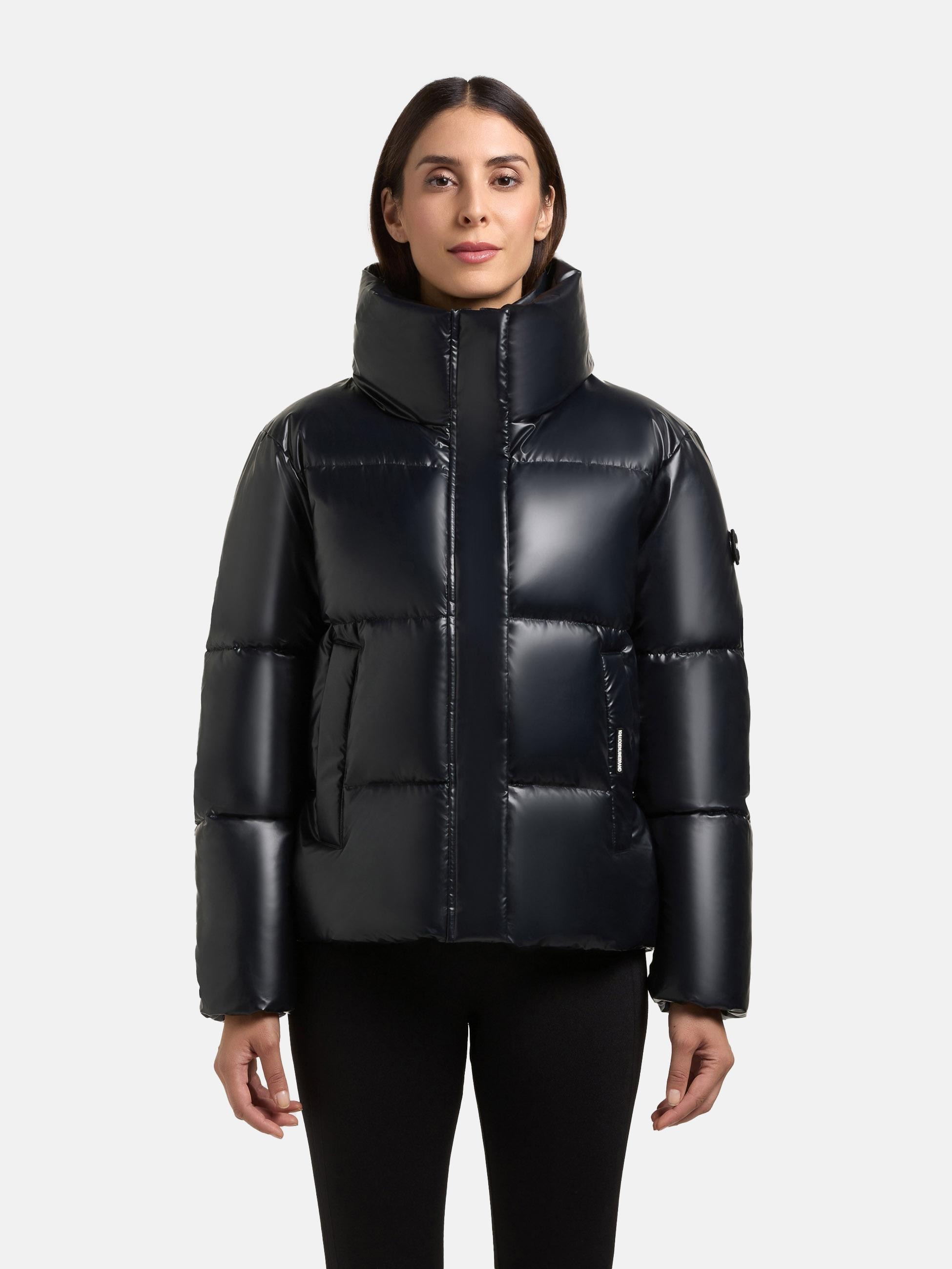 khujo Winterjacke "Rinja2 Shiny" ohne Kapuze Schimmernde Winter Steppjacke günstig online kaufen
