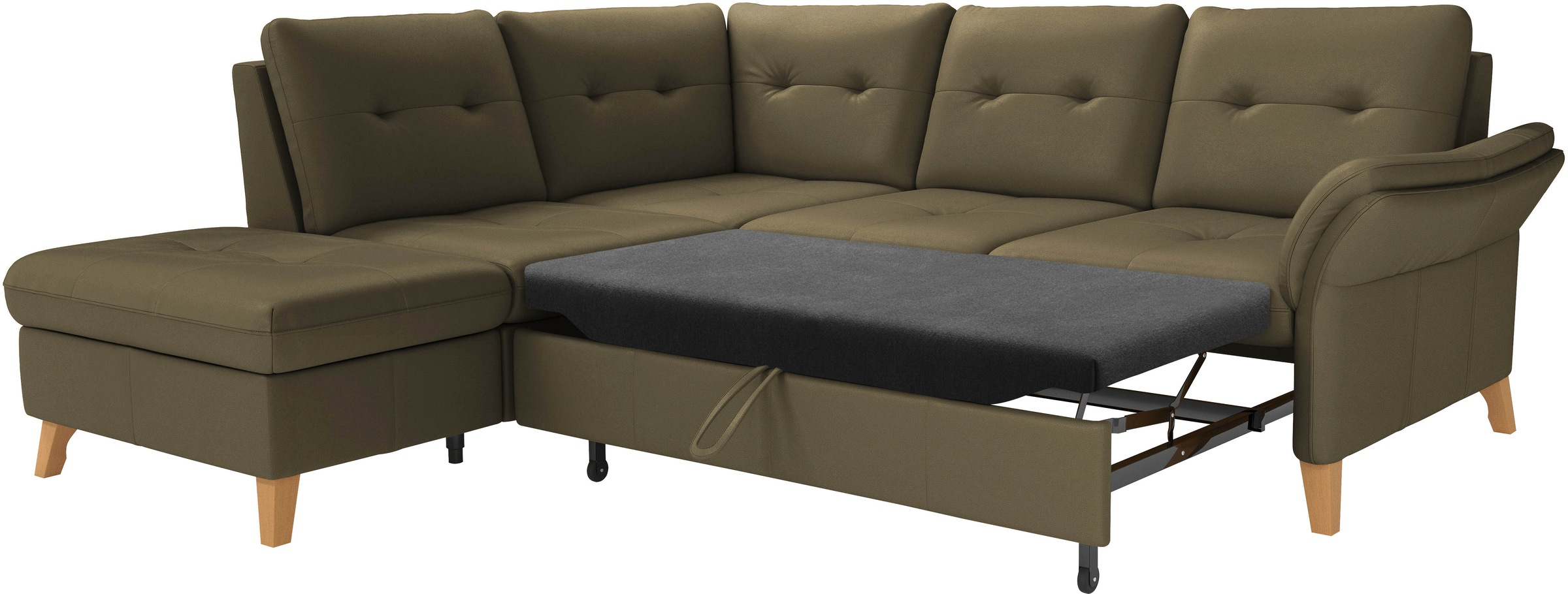 sit&more Ecksofa »Göteborg«, inkl. Sitztiefenverstellung, wahlweise mit Bettfunktion & Bettkasten