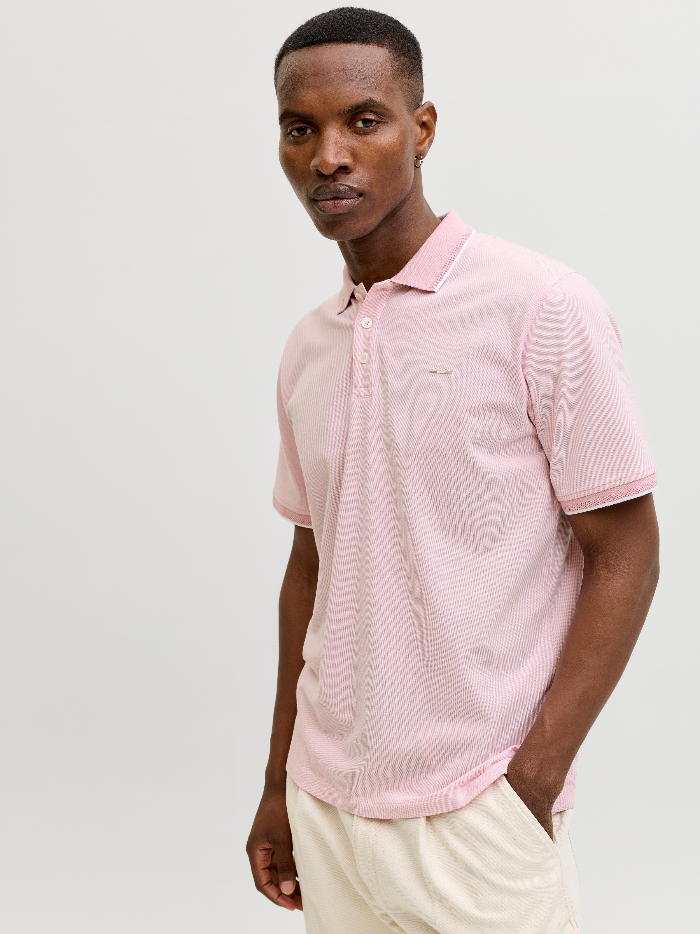 Jack & Jones Poloshirt "JPRBLUALVES SS POLO SN" mit Logo Stickerei günstig online kaufen